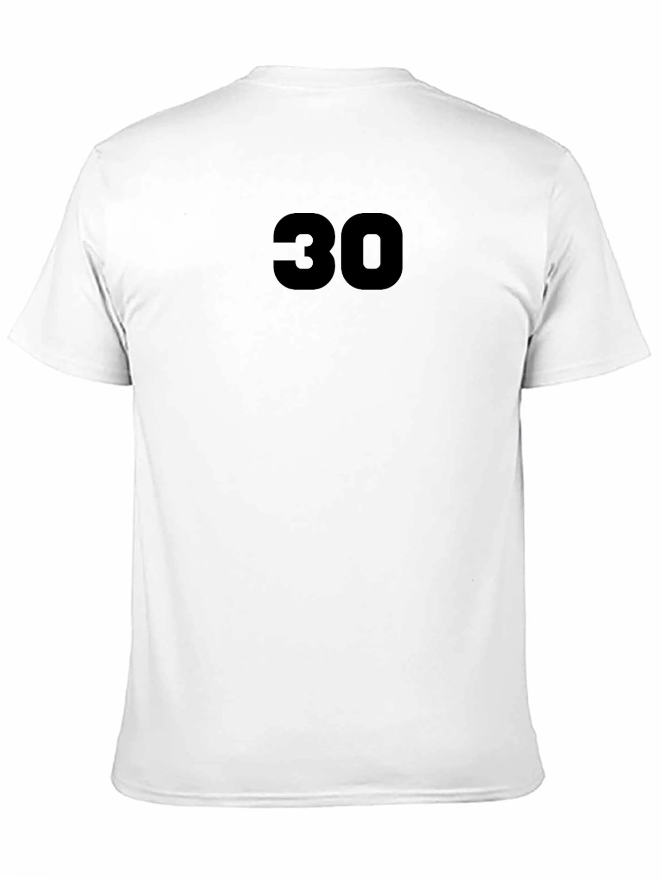 Black T-Shirt with 30 Graphic