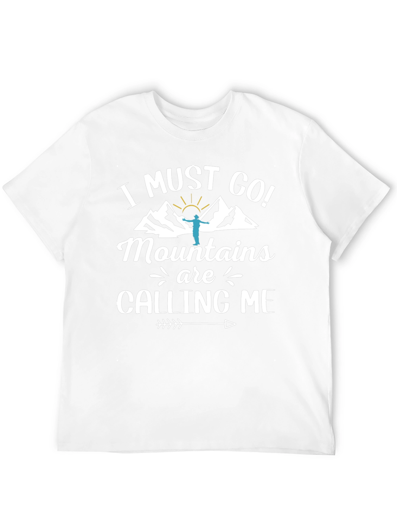 Mountains Calling Me Graphic Tee - Black