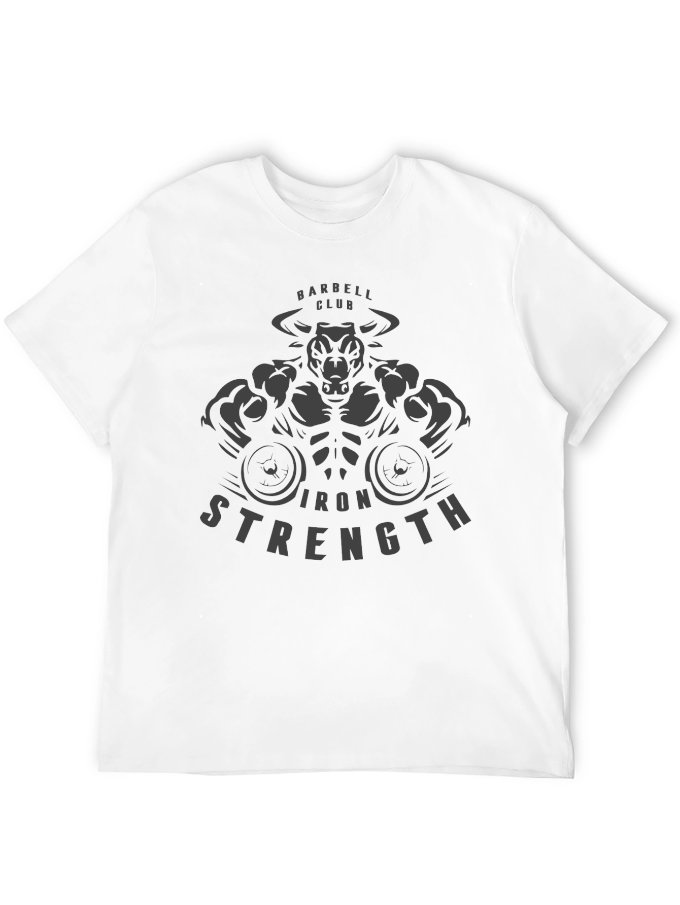Barbell Club Iron Strength Graphic Tee - Black