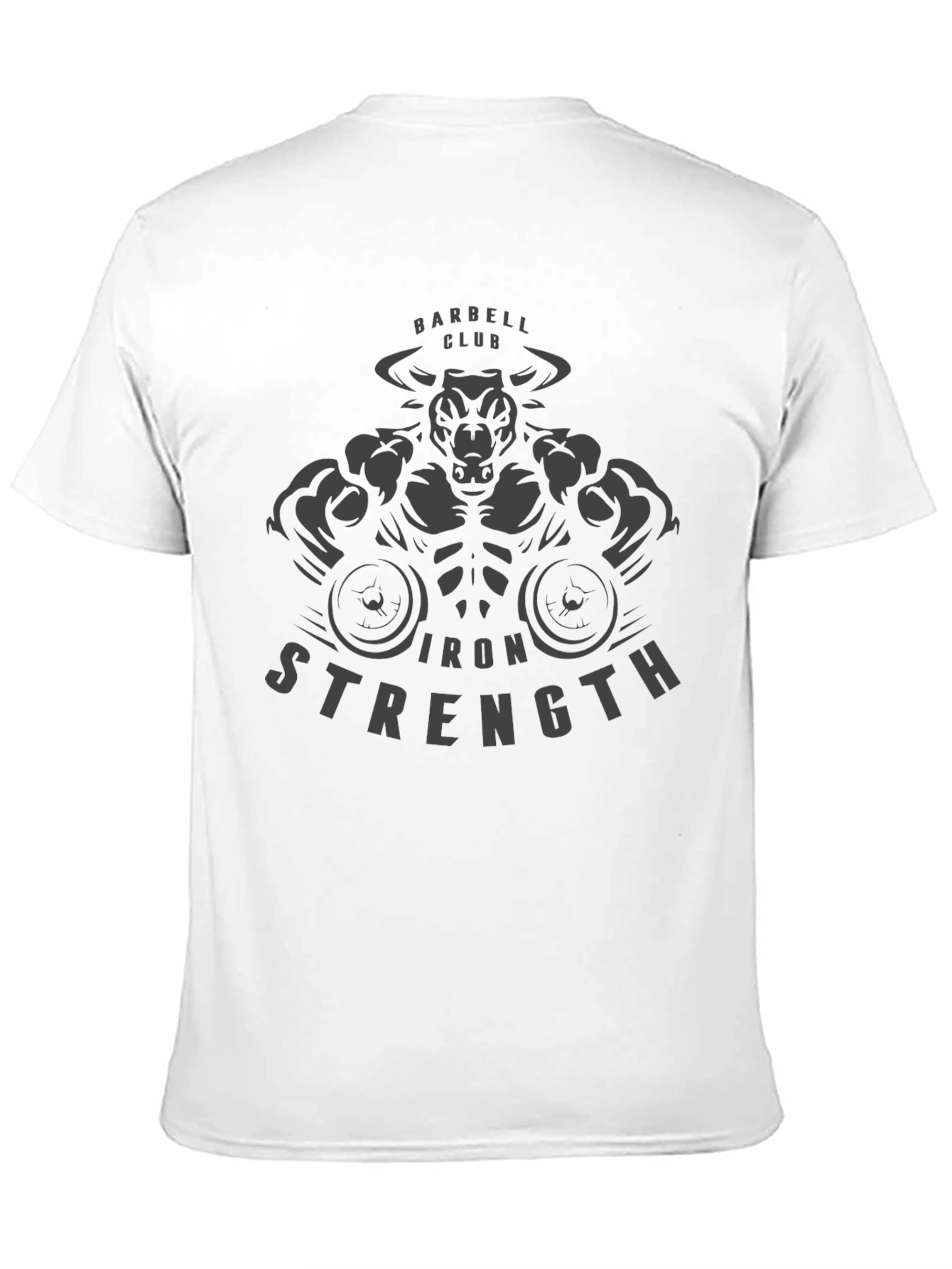 Barbell Club Iron Strength Graphic Tee - Black