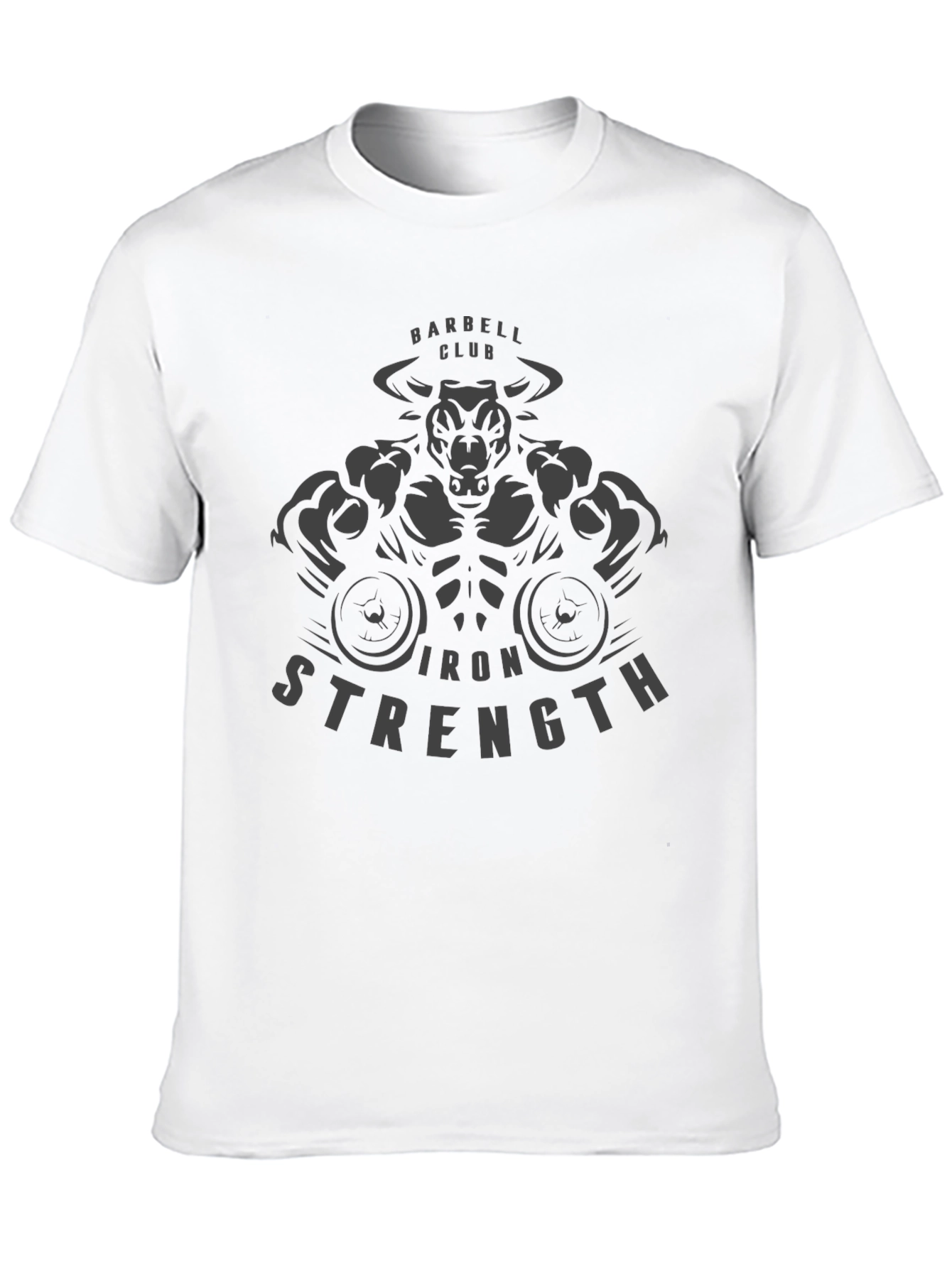 Barbell Club Iron Strength Graphic Tee - Black