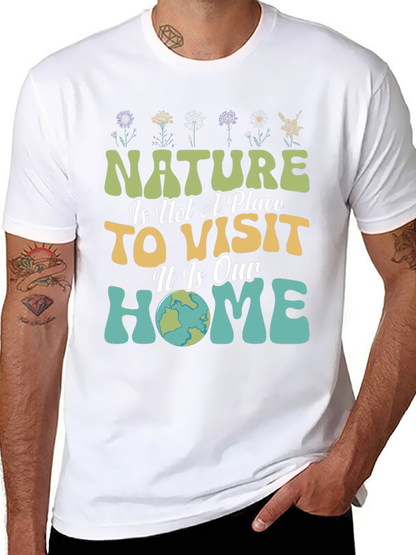 Nature Is Our Home Graphic T-Shirt