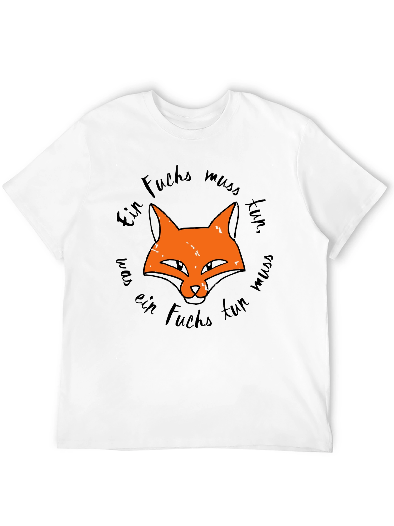 Fox Graphic Tee - Ein Fuchs muss tun Design