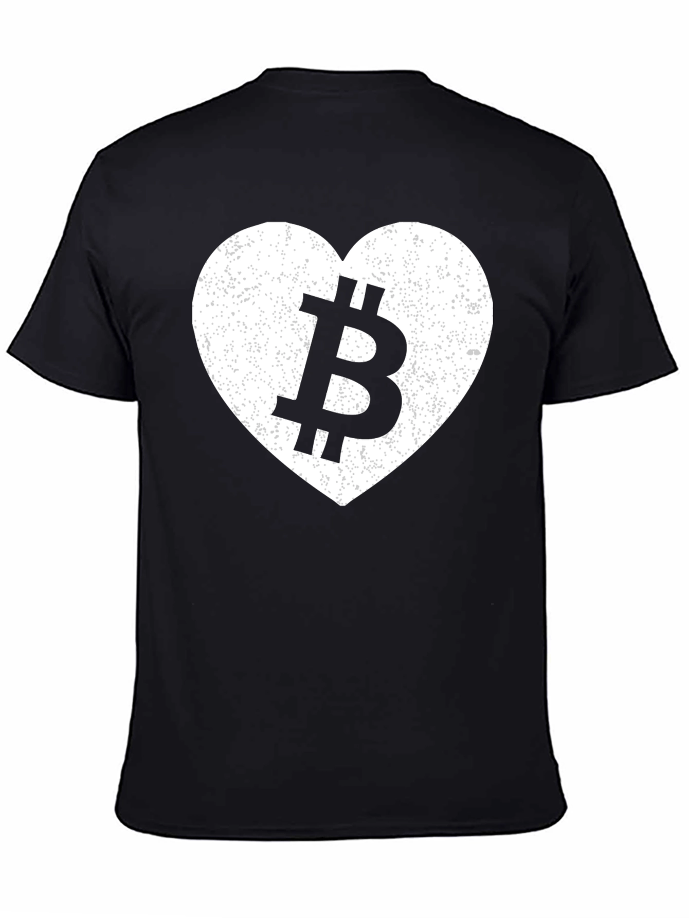 Bitcoin Heart Graphic Tee - Crypto Lover T-Shirt