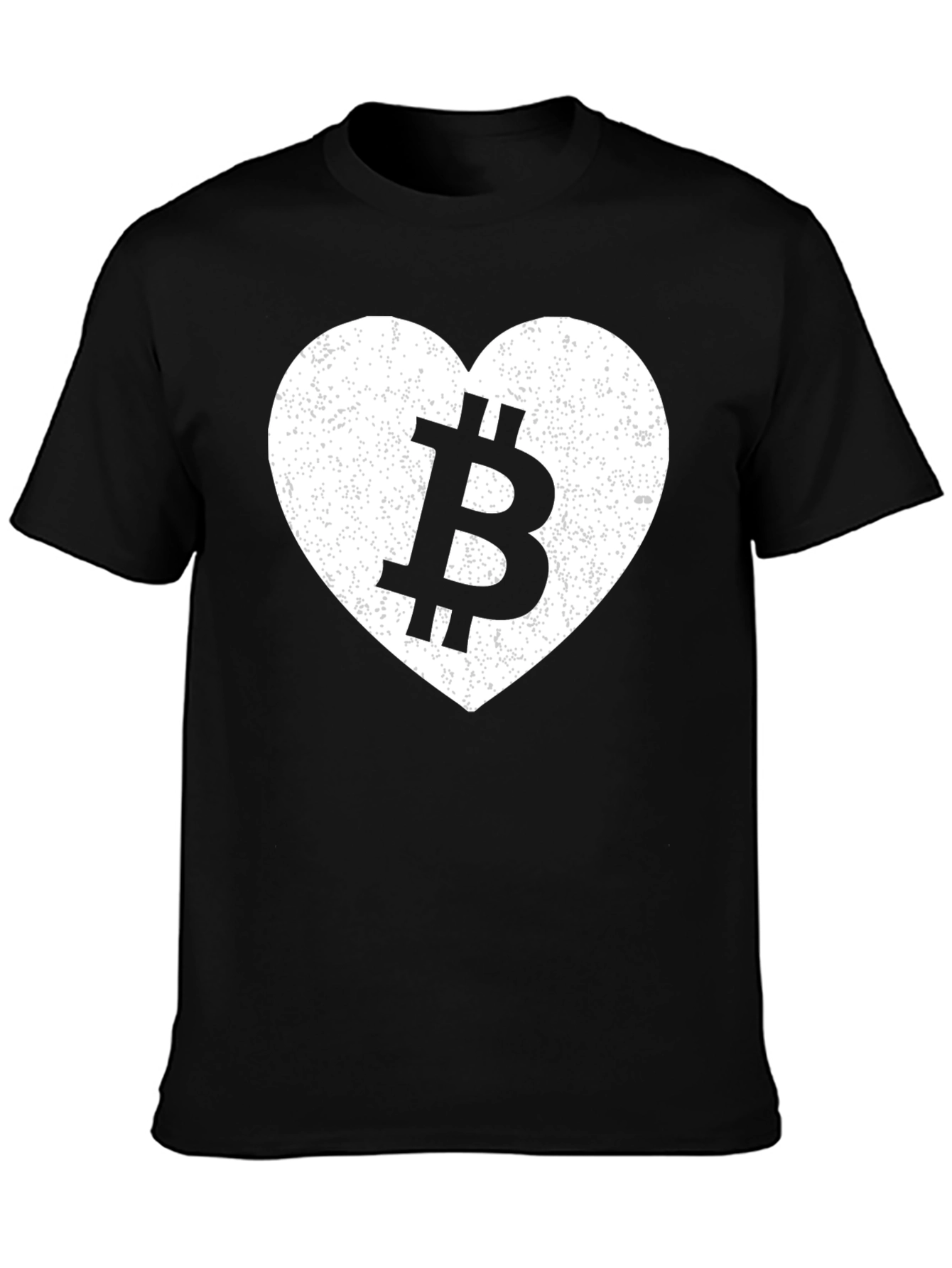 Bitcoin Heart Graphic Tee - Crypto Lover T-Shirt