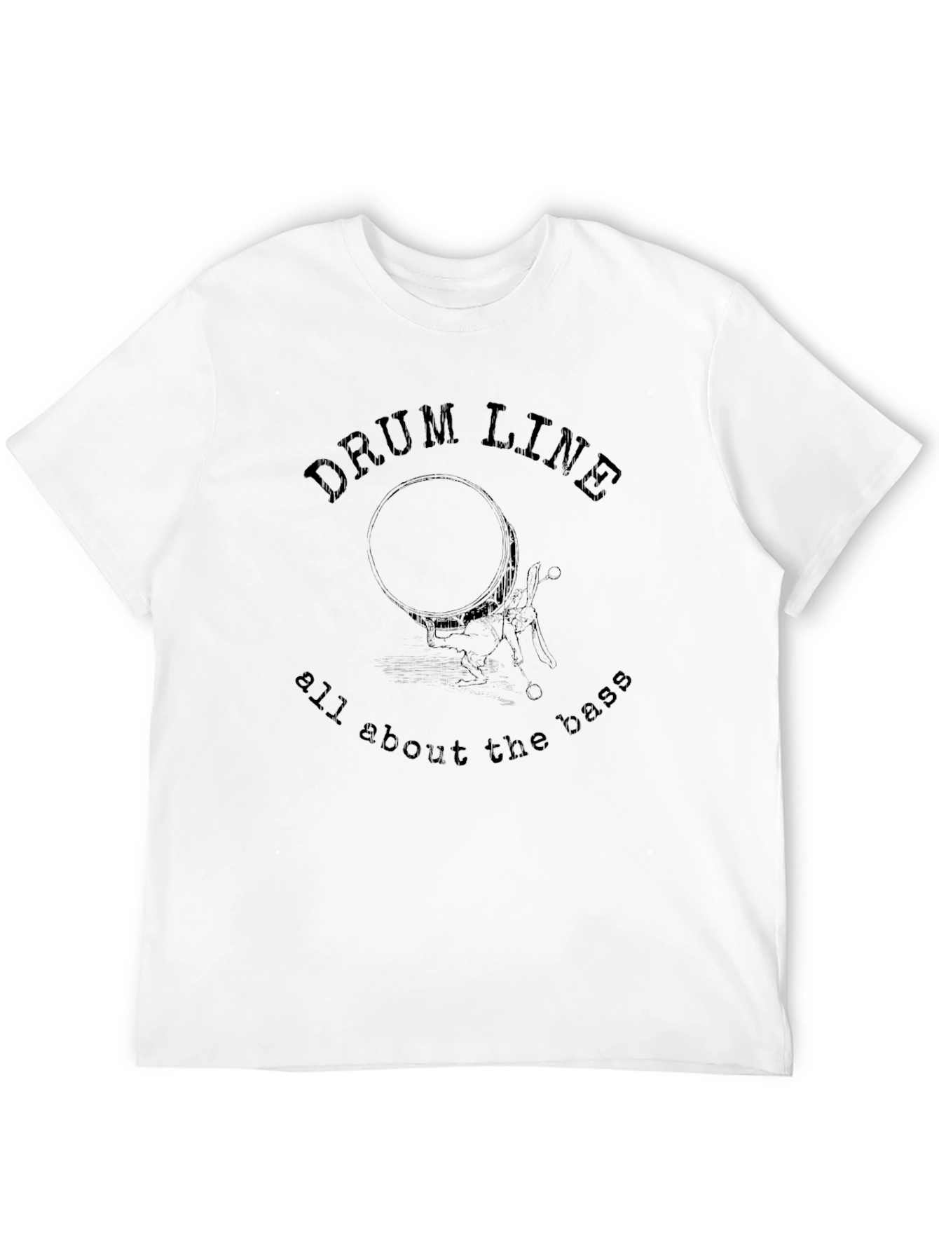 Drum Line All About the Bass Graphic T-Shirt
