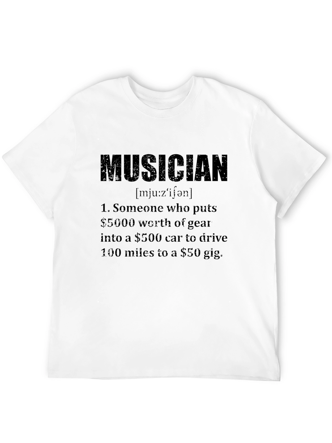 Musician Definition Graphic T-Shirt