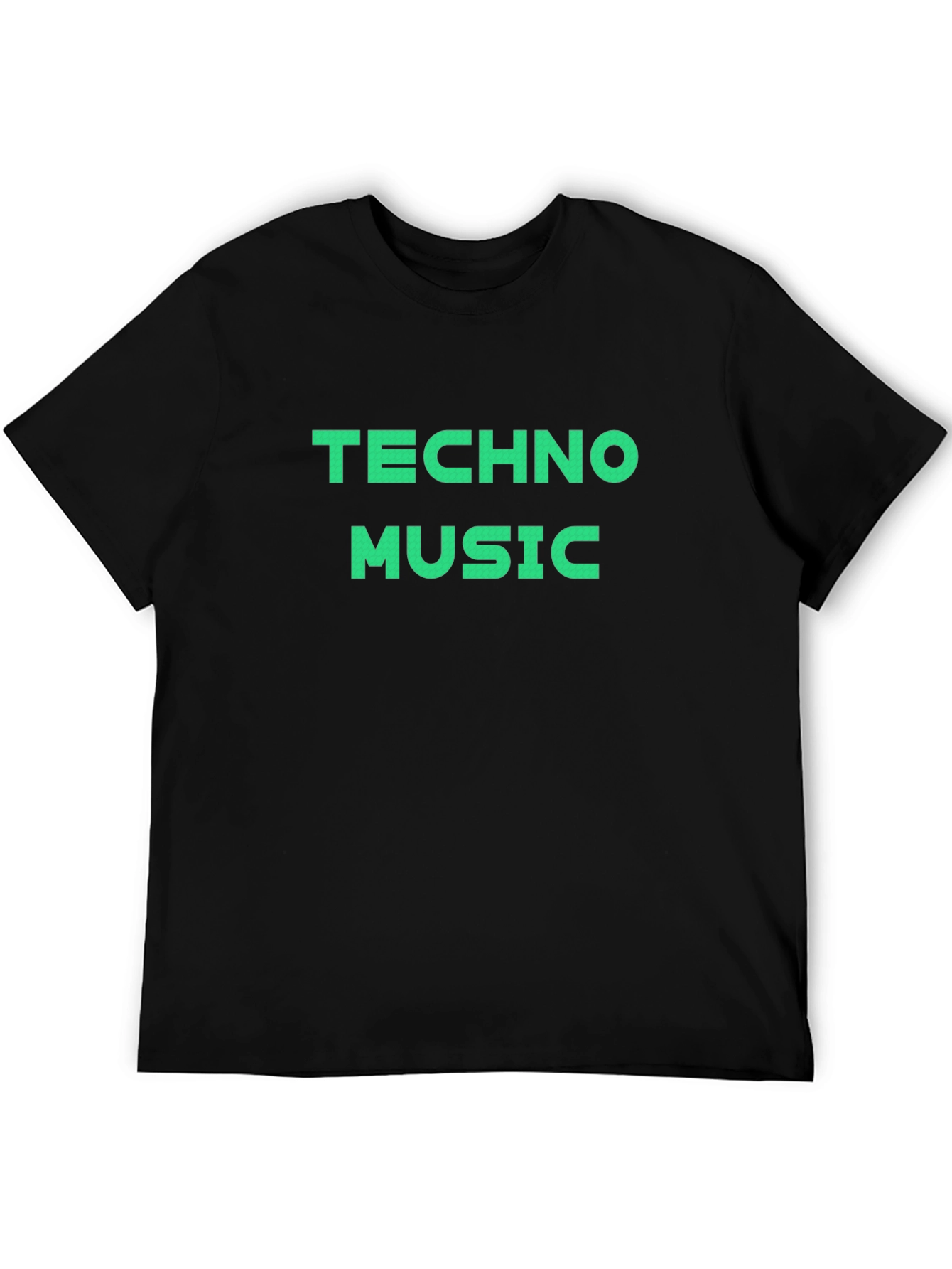 Techno Music Black T-Shirt