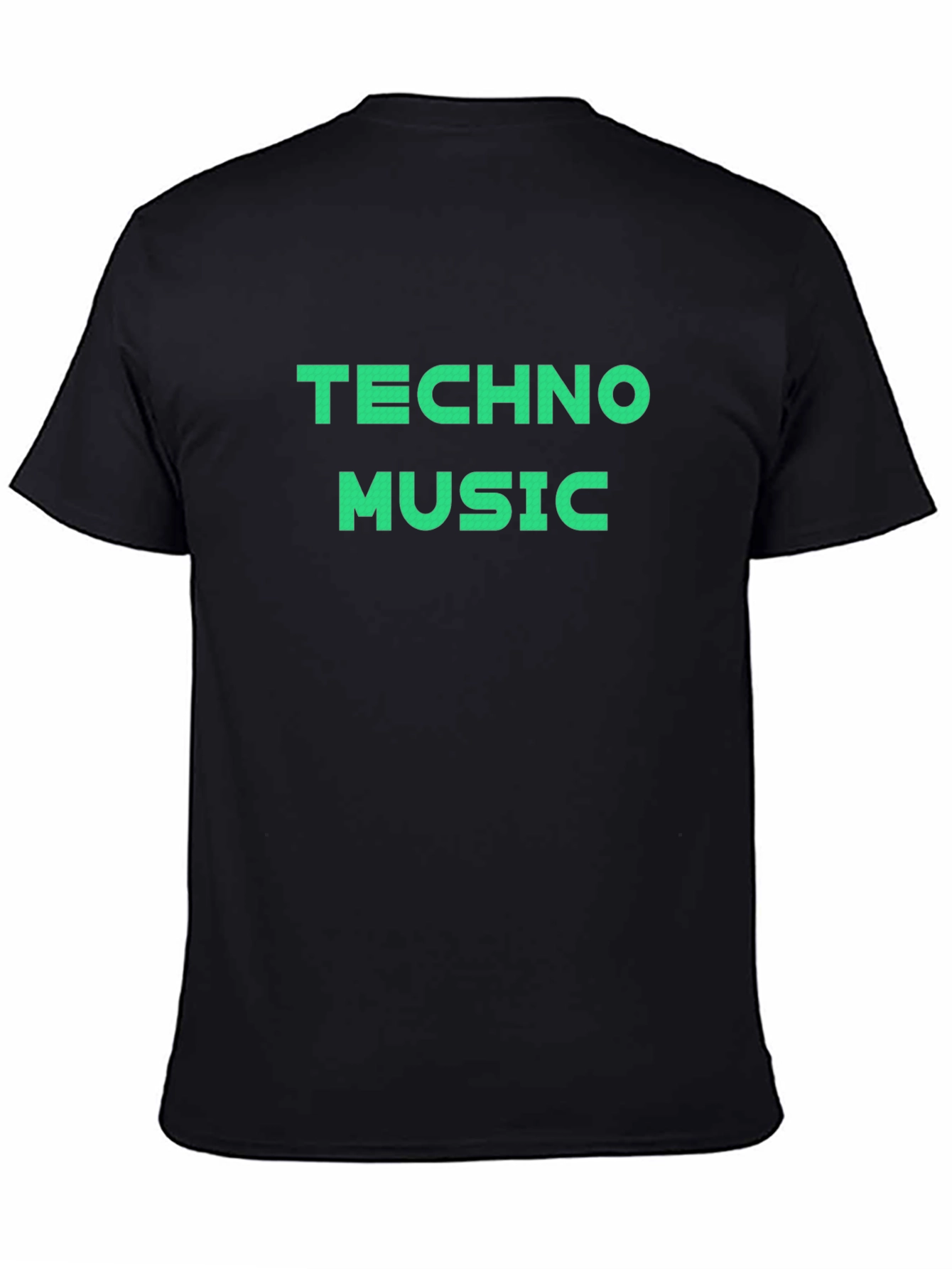 Techno Music Black T-Shirt