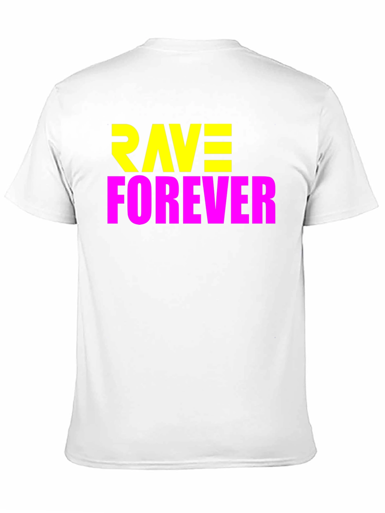 Rave Forever Graphic Tee - Bold Party T-Shirt