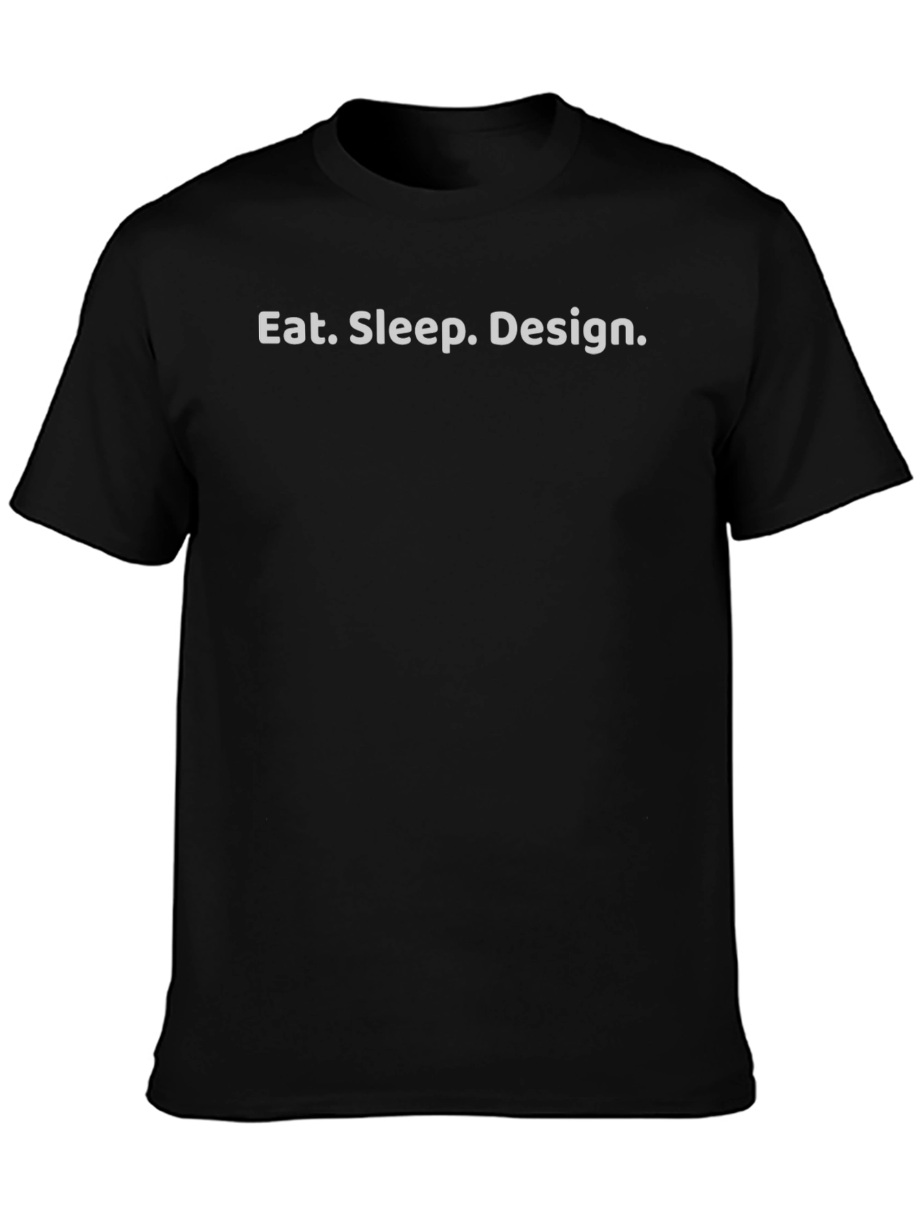 Eat Sleep Design Black T-Shirt