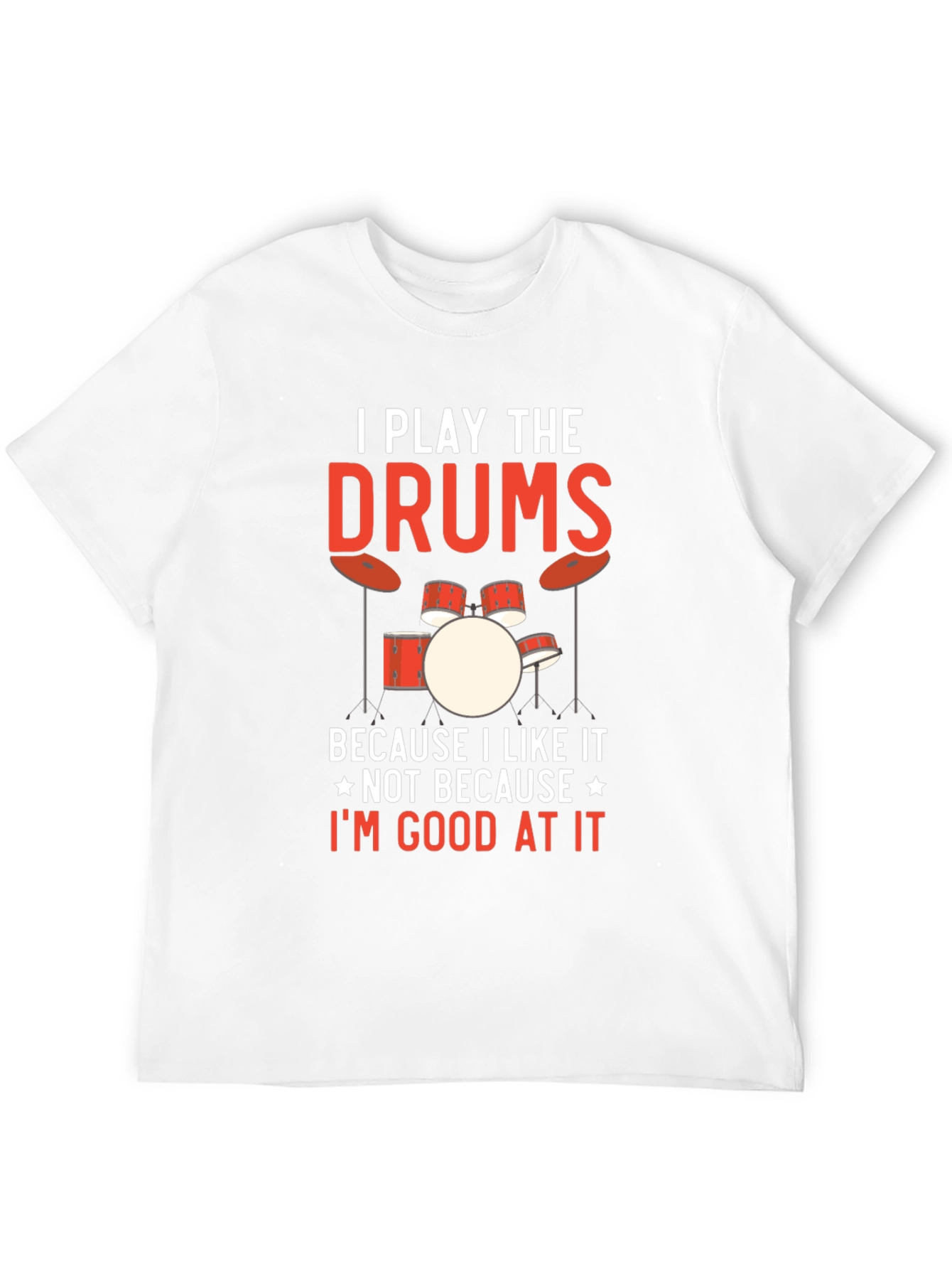 I Play The Drums Graphic Tee
