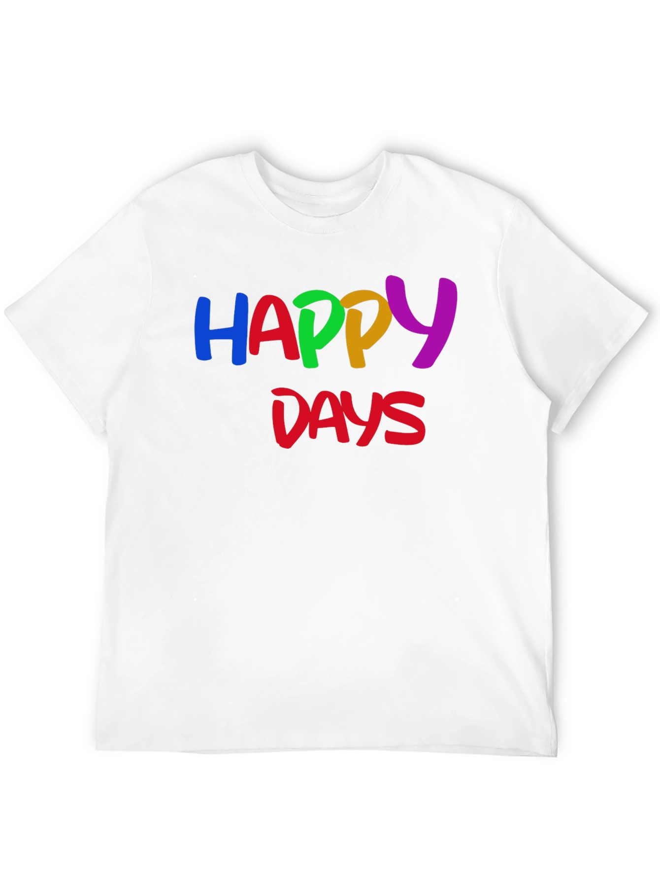 Happy Days Graphic T-Shirt - Black Tee