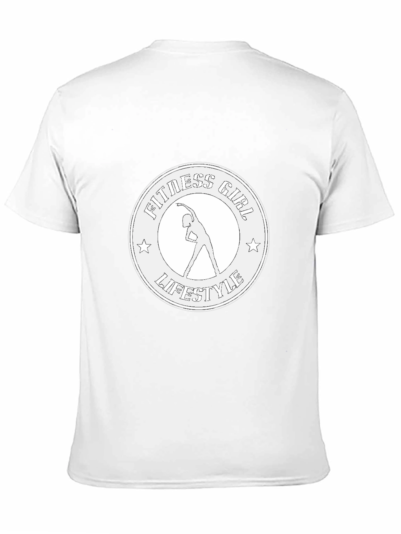Fitness Girl Lifestyle Black Graphic Tee