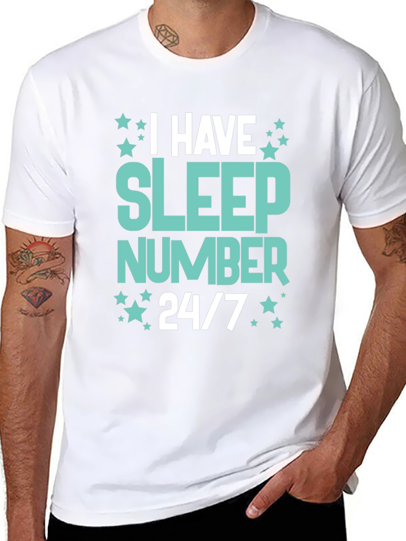 I Have Sleep Number 24/7 Graphic Tee