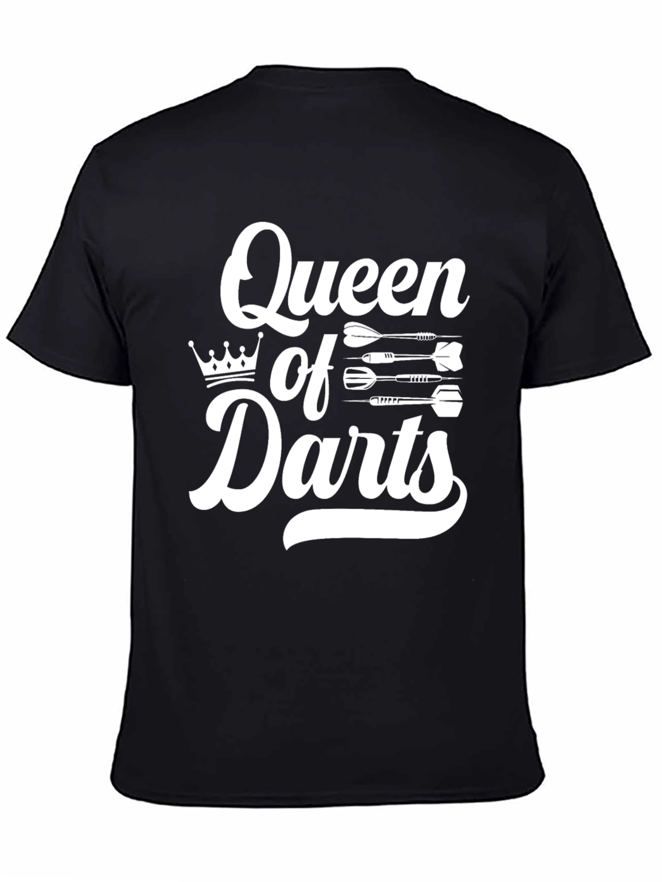 Queen of Darts Graphic T-Shirt - Dart Player Apparel