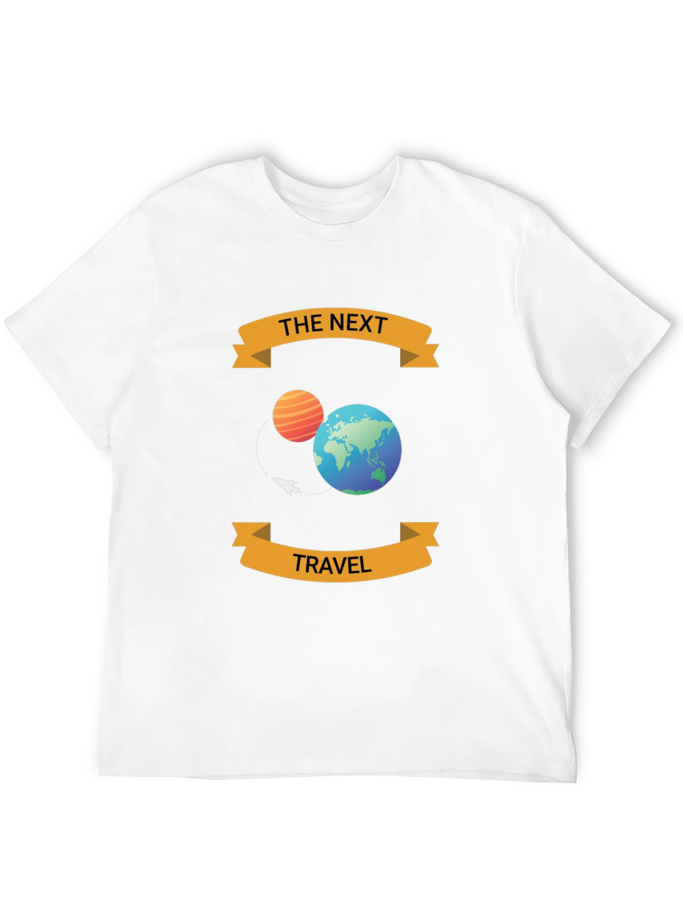 The Next Travel Black T-Shirt - Space Adventure Tee