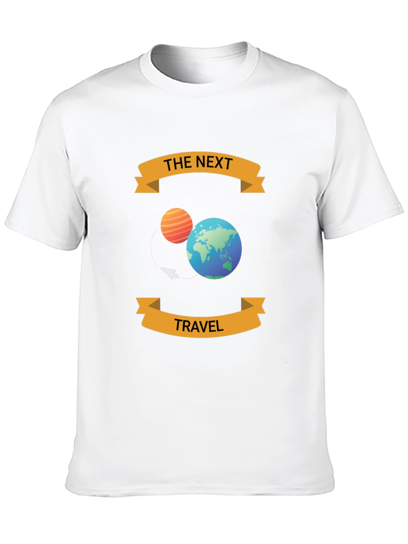 The Next Travel Black T-Shirt - Space Adventure Tee