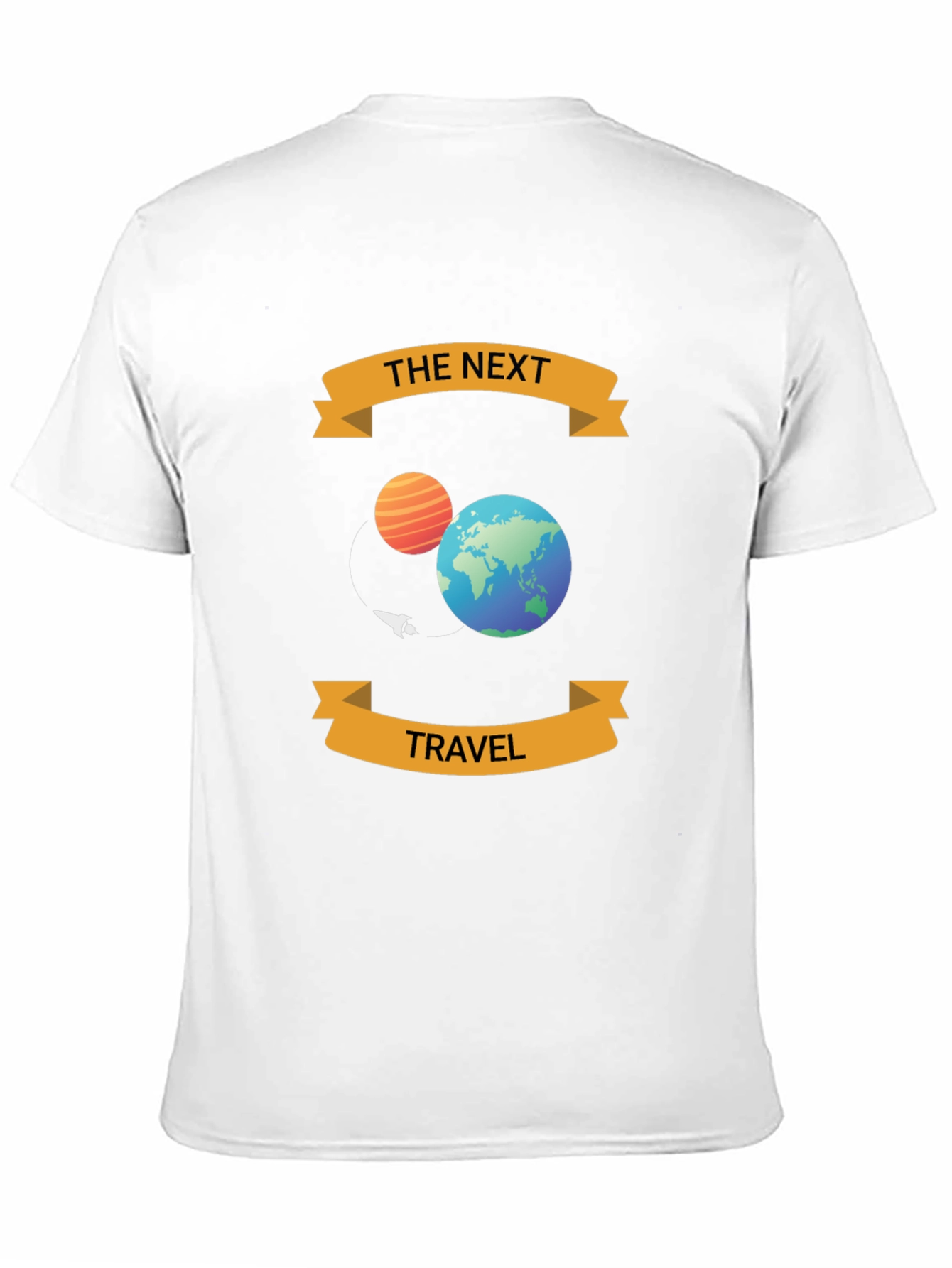The Next Travel Black T-Shirt - Space Adventure Tee