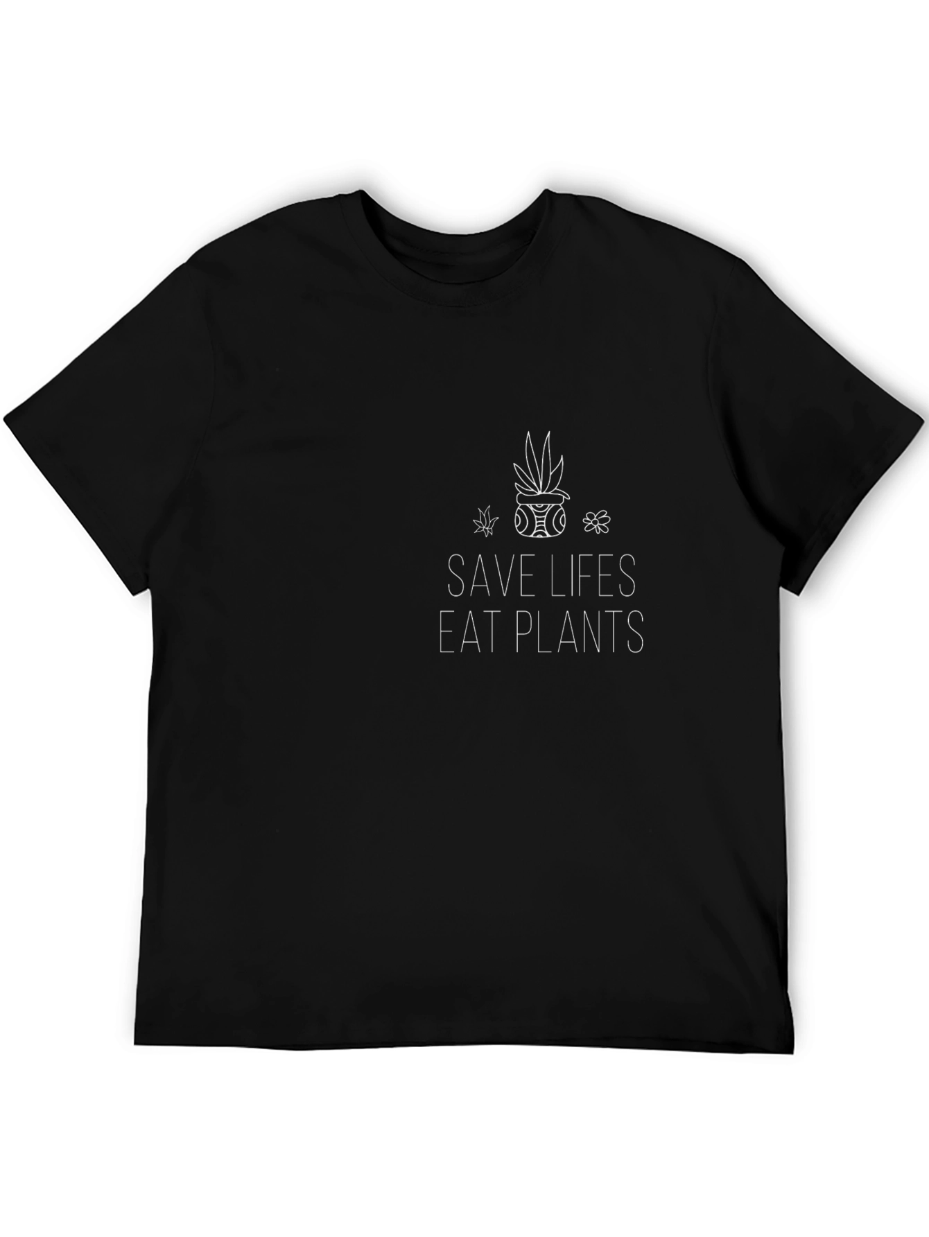 Save Lives Eat Plants Graphic Tee