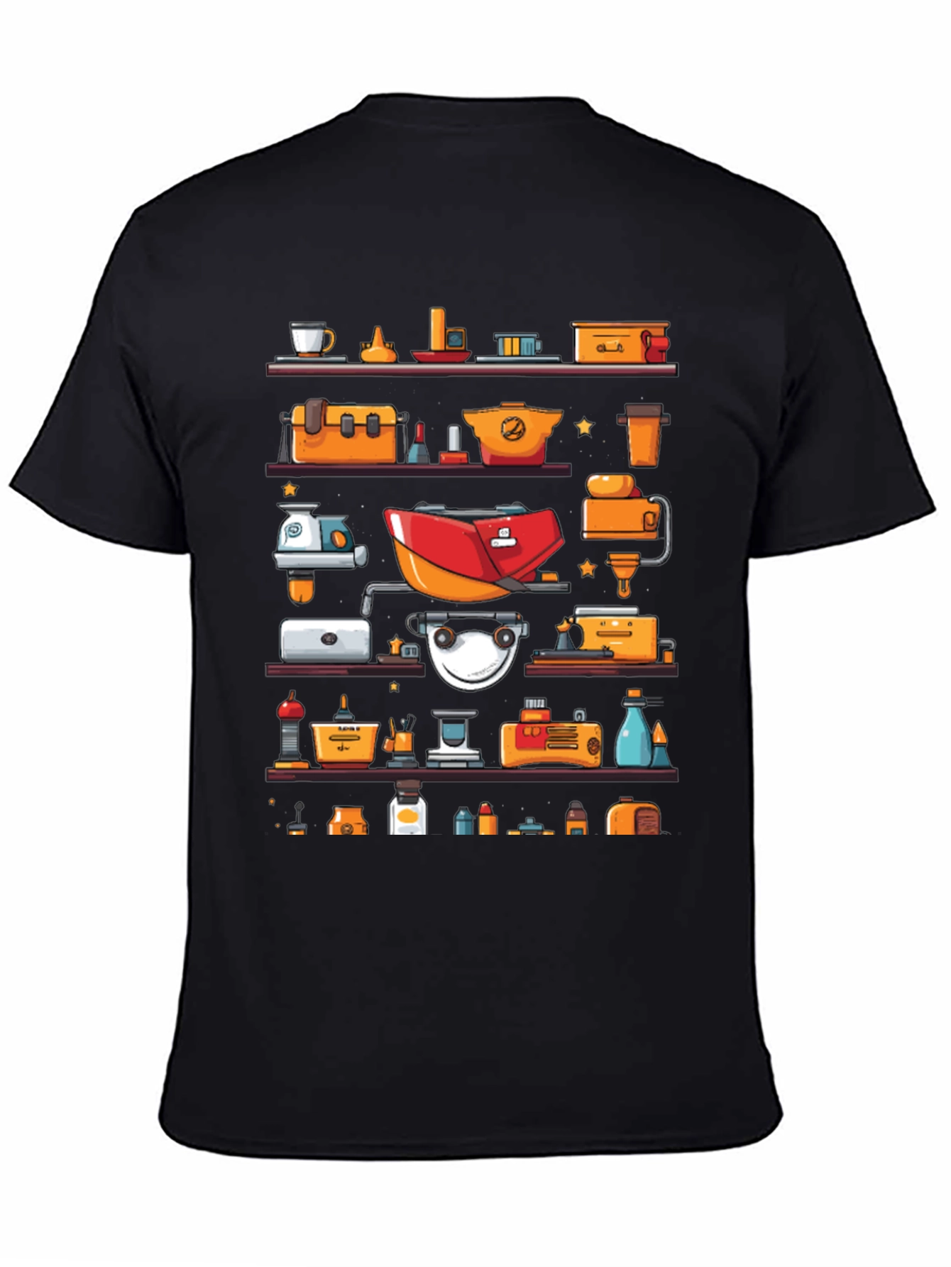 Shelf of Objects Graphic T-Shirt