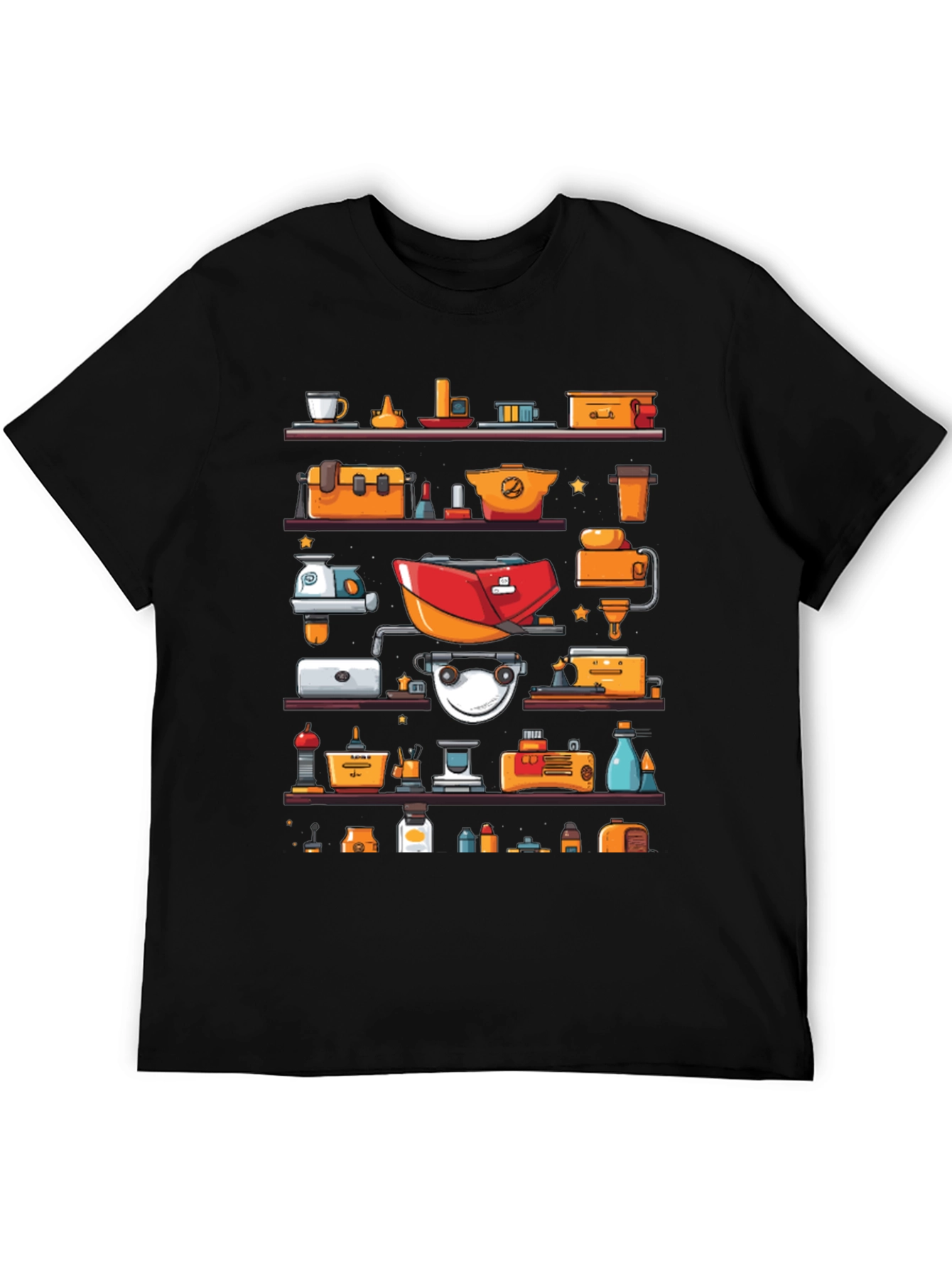 Shelf of Objects Graphic T-Shirt