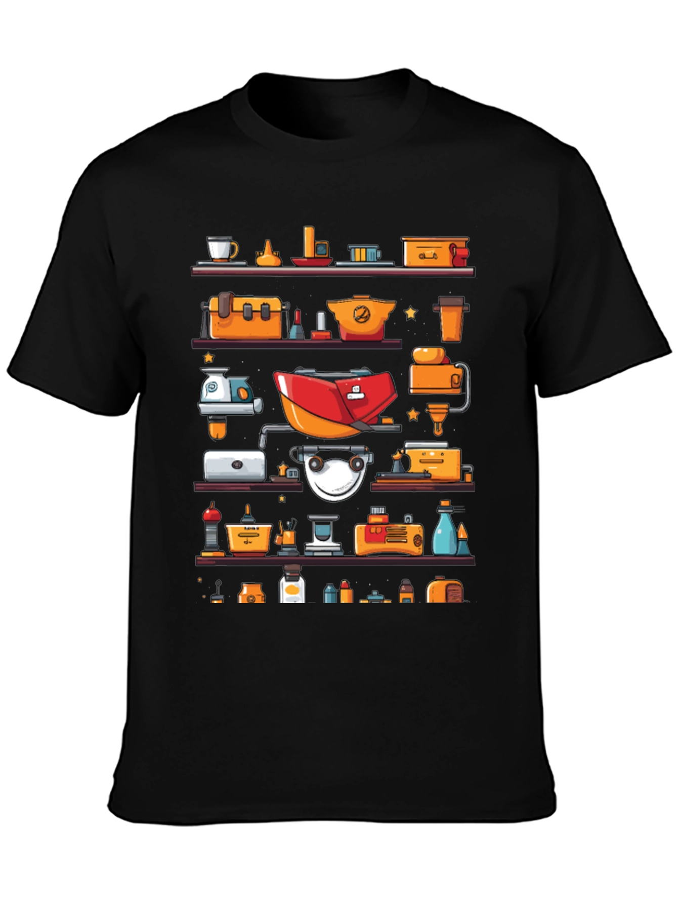 Shelf of Objects Graphic T-Shirt