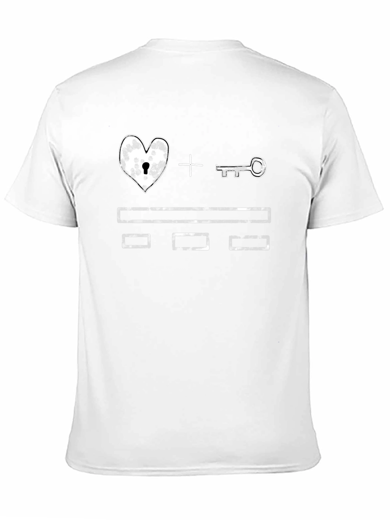 Heart and Key Graphic Tee