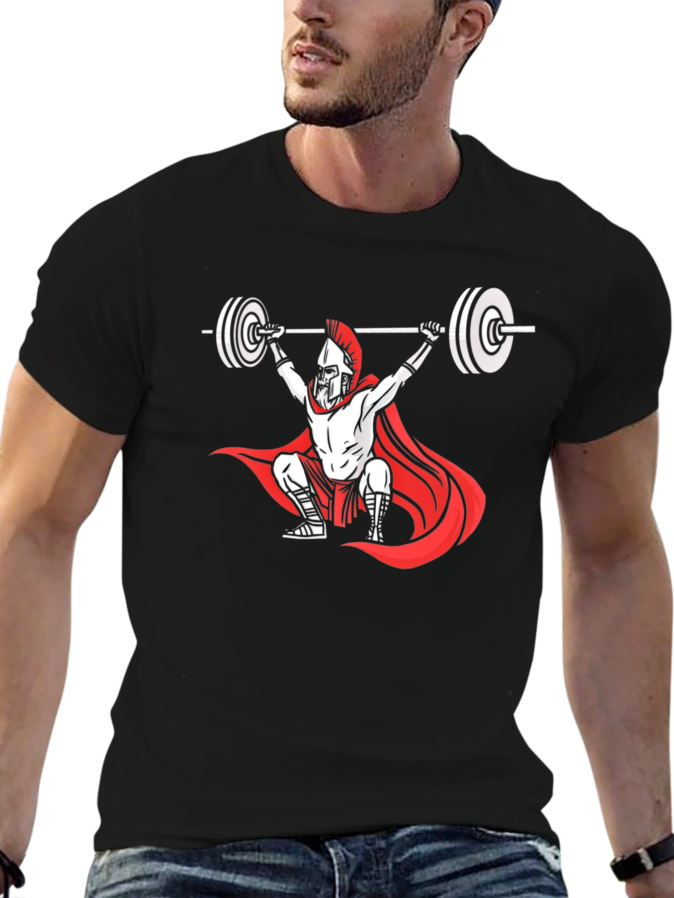 Spartan Lifter Graphic Tee - Black T-Shirt