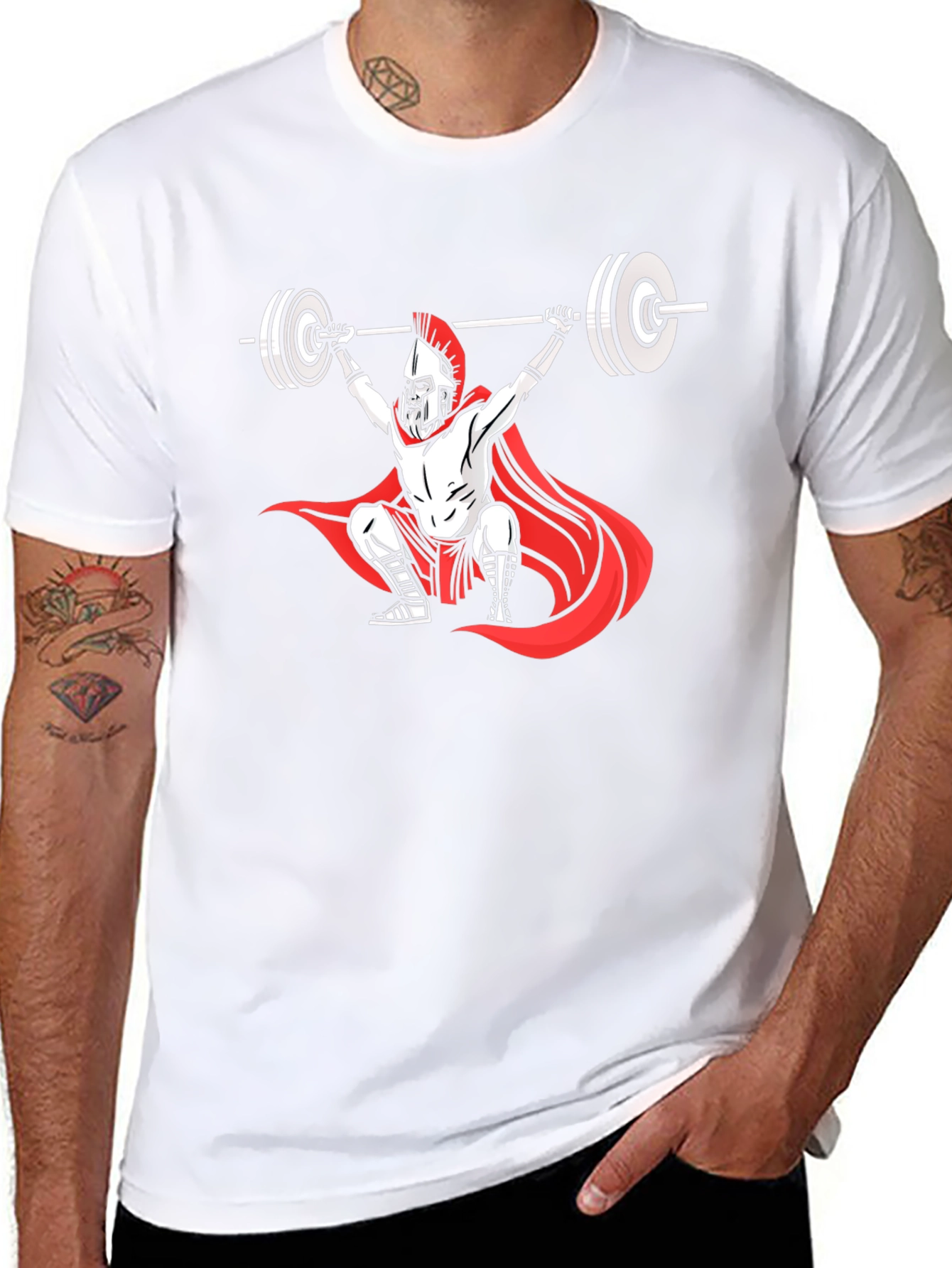 Spartan Lifter Graphic Tee - Black T-Shirt