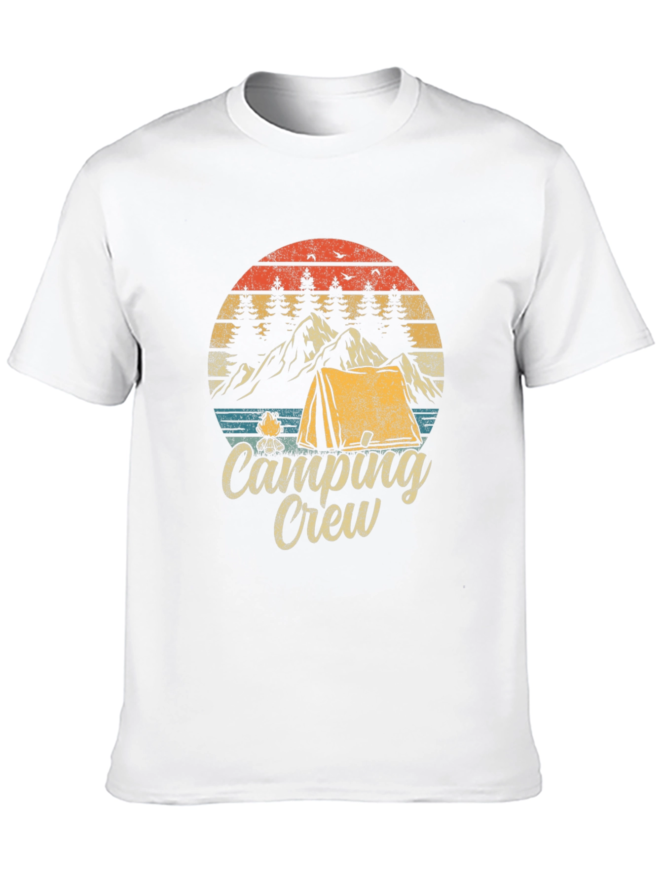 Camping Crew Graphic T-Shirt - Outdoor Adventure Tee