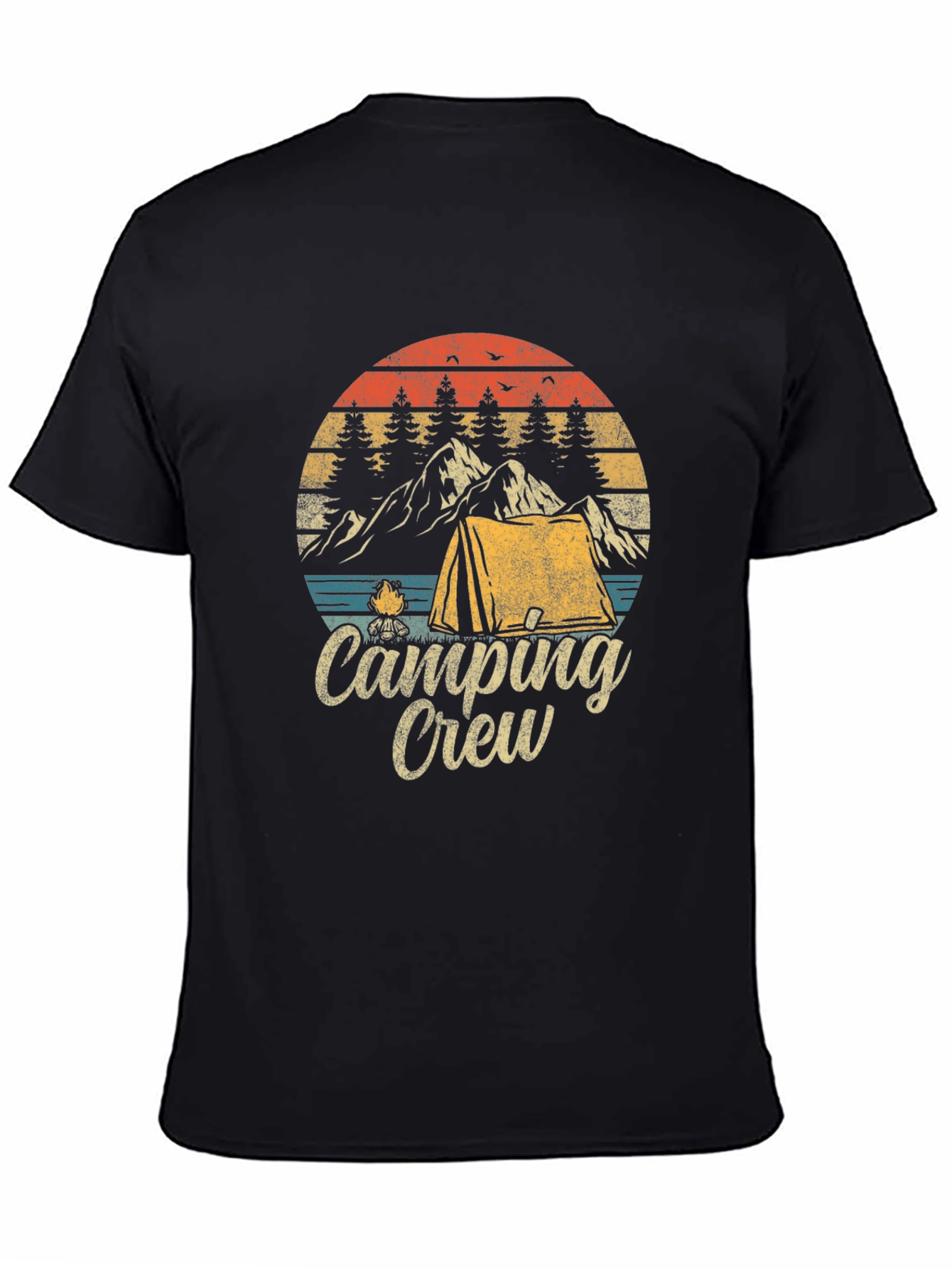 Camping Crew Graphic T-Shirt - Outdoor Adventure Tee