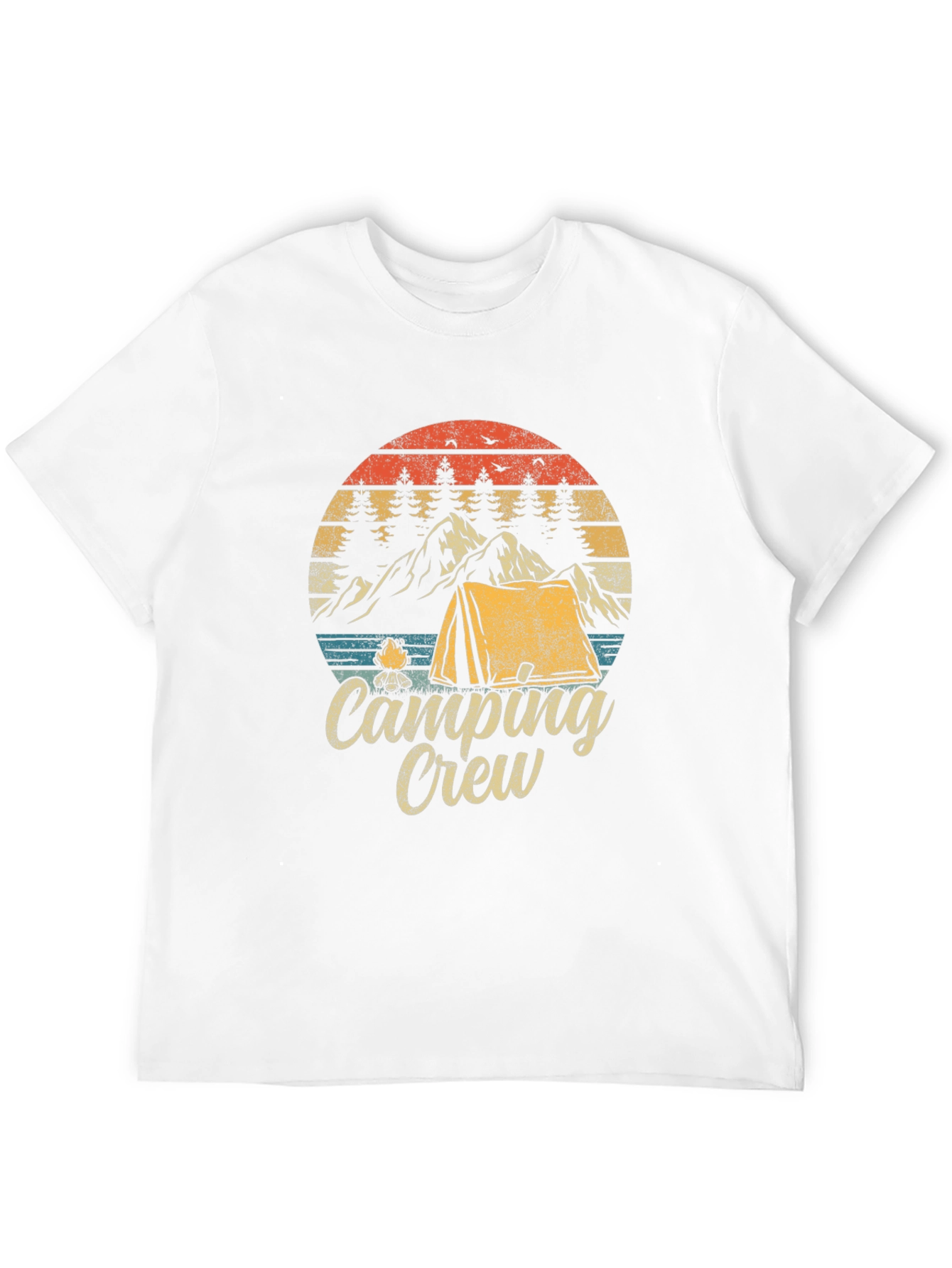 Camping Crew Graphic T-Shirt - Outdoor Adventure Tee