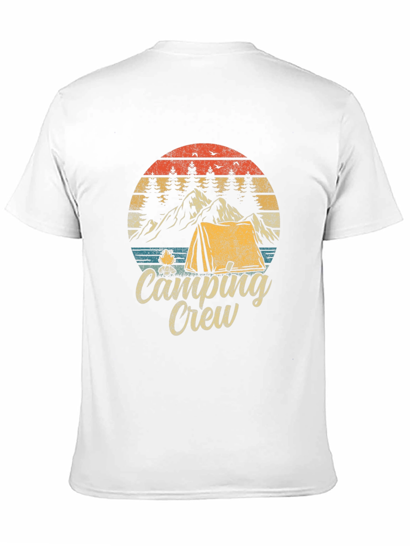 Camping Crew Graphic T-Shirt - Outdoor Adventure Tee