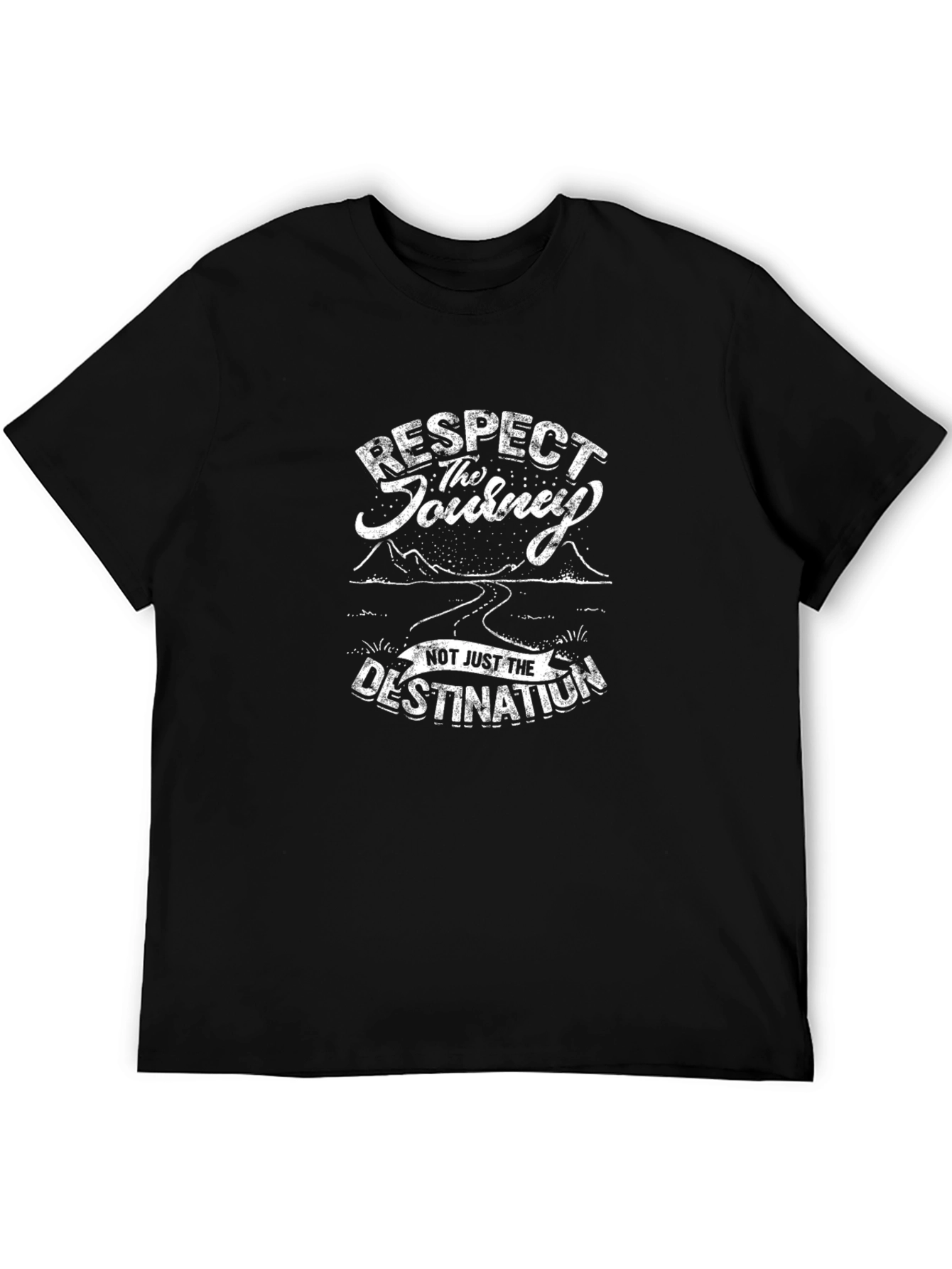 Respect The Journey Graphic Tee - Black