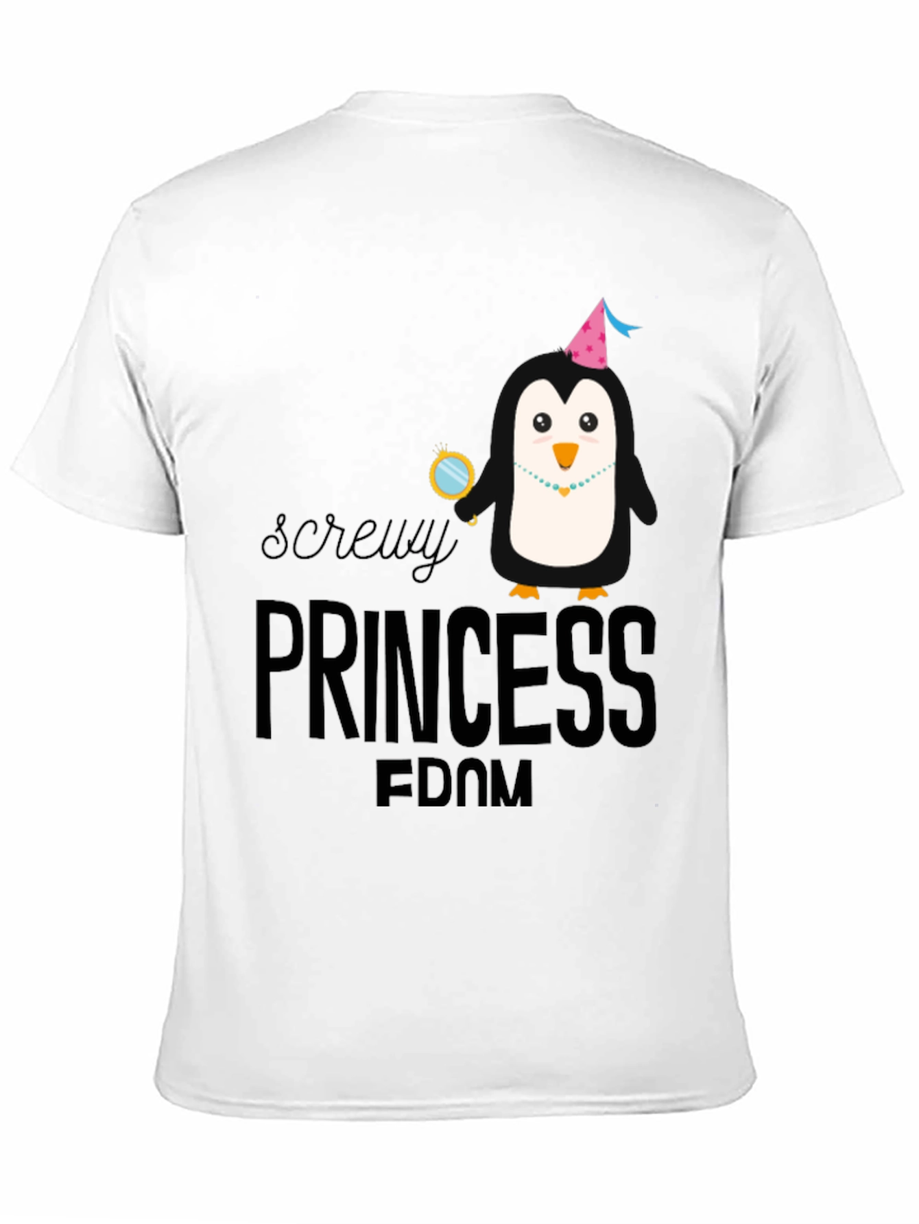 Screw Princessdom Black T-Shirt