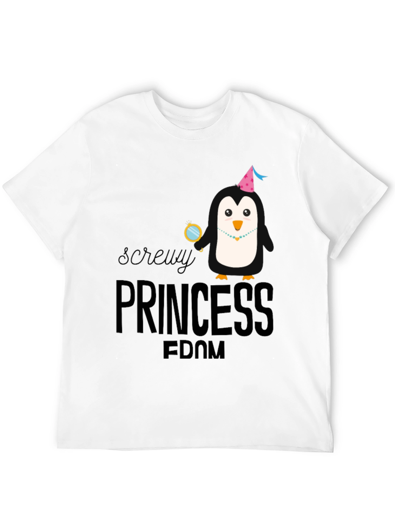 Screw Princessdom Black T-Shirt