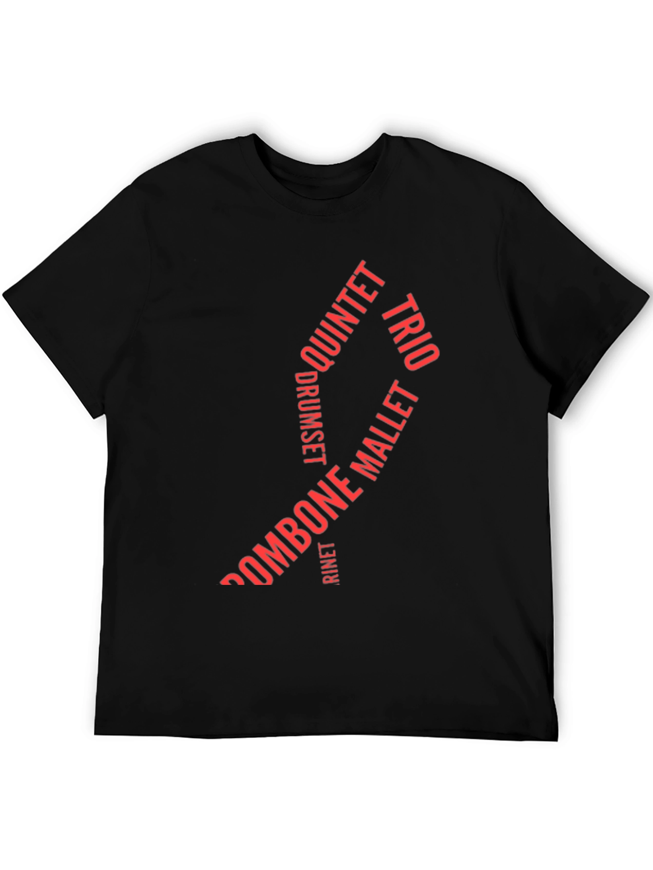 Musical Instruments Word Art Tee