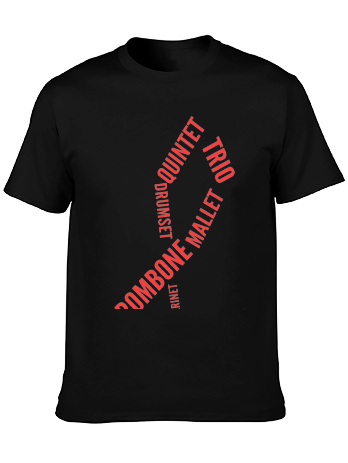 Musical Instruments Word Art Tee