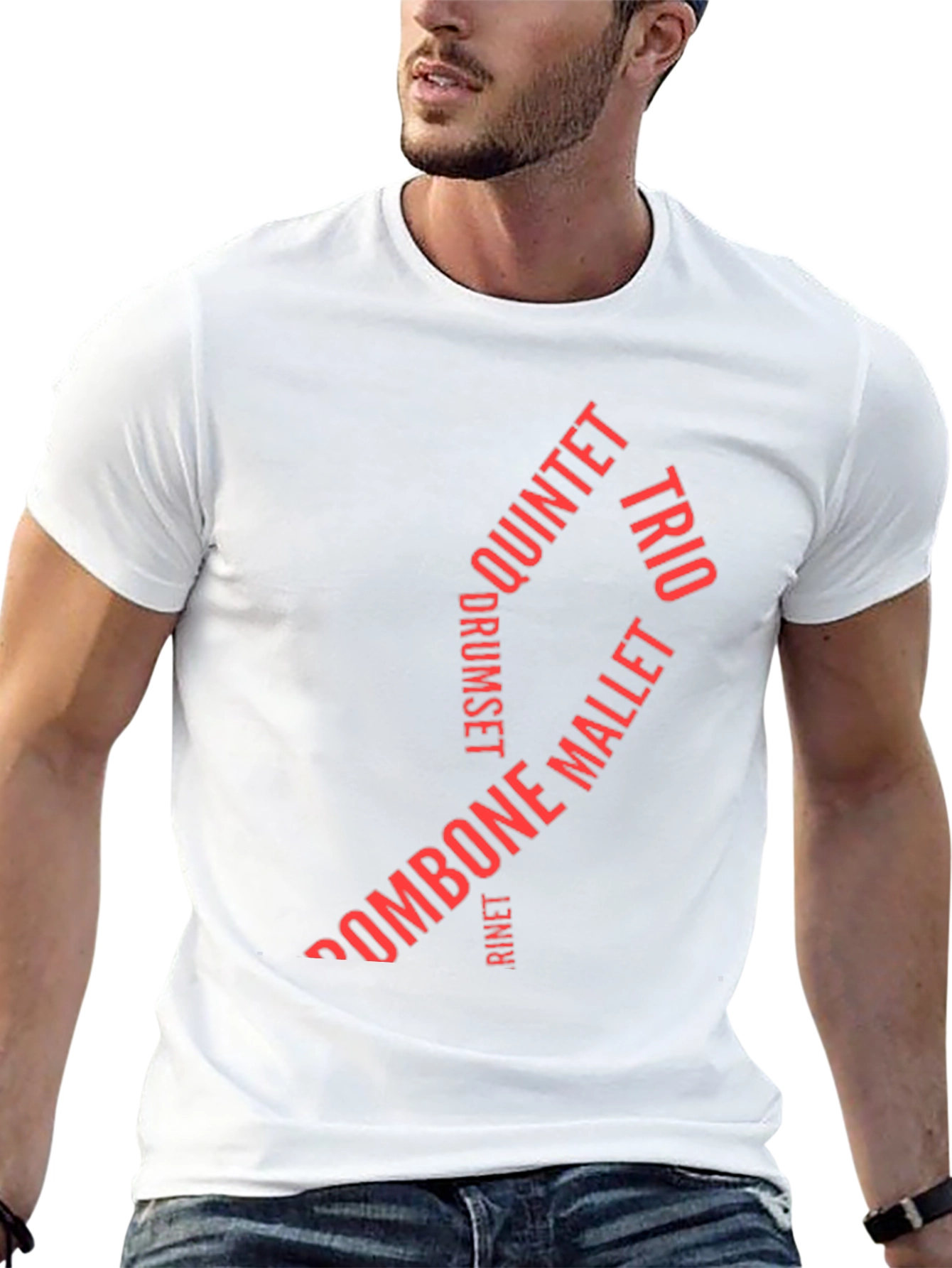 Musical Instruments Word Art Tee