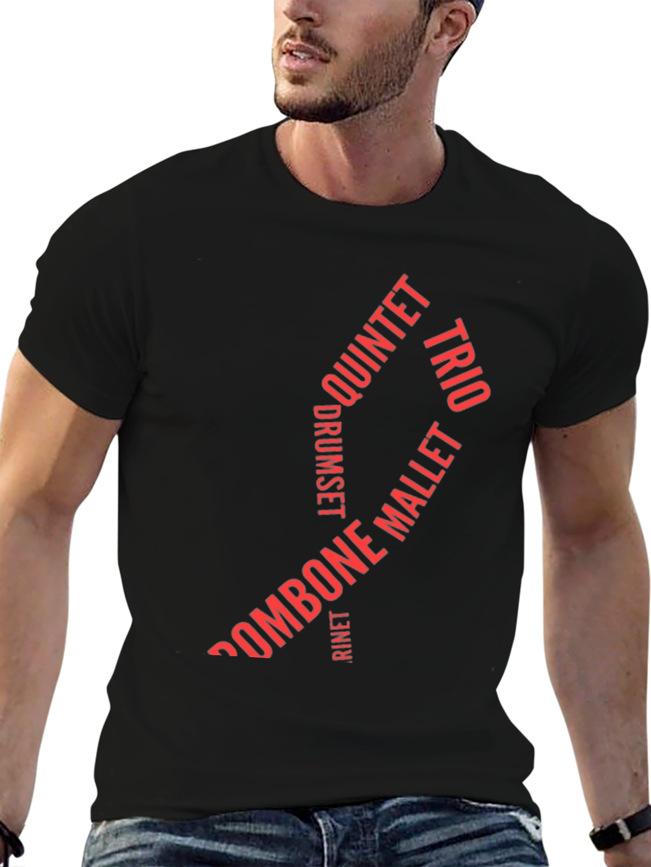 Musical Instruments Word Art Tee