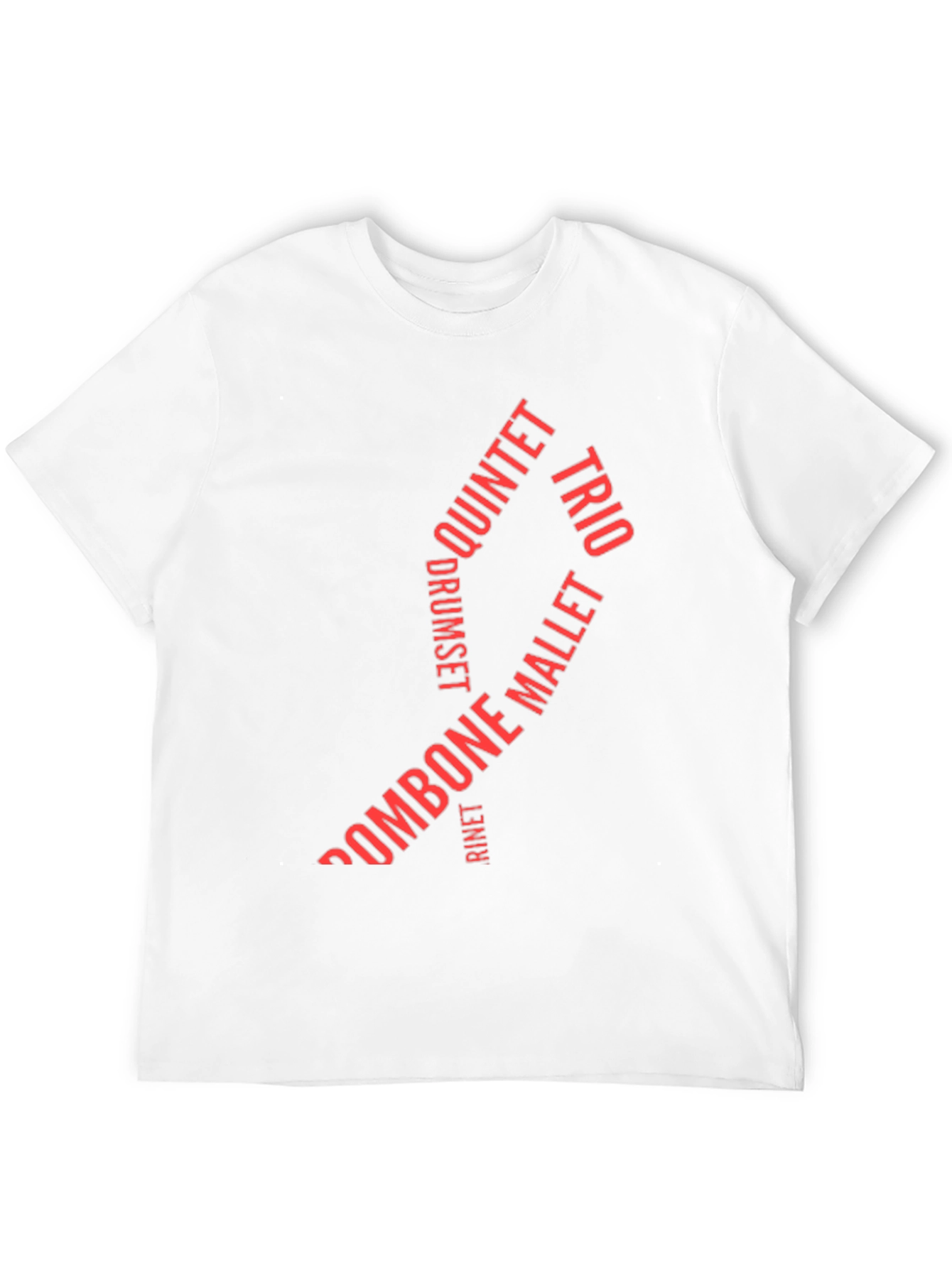 Musical Instruments Word Art Tee