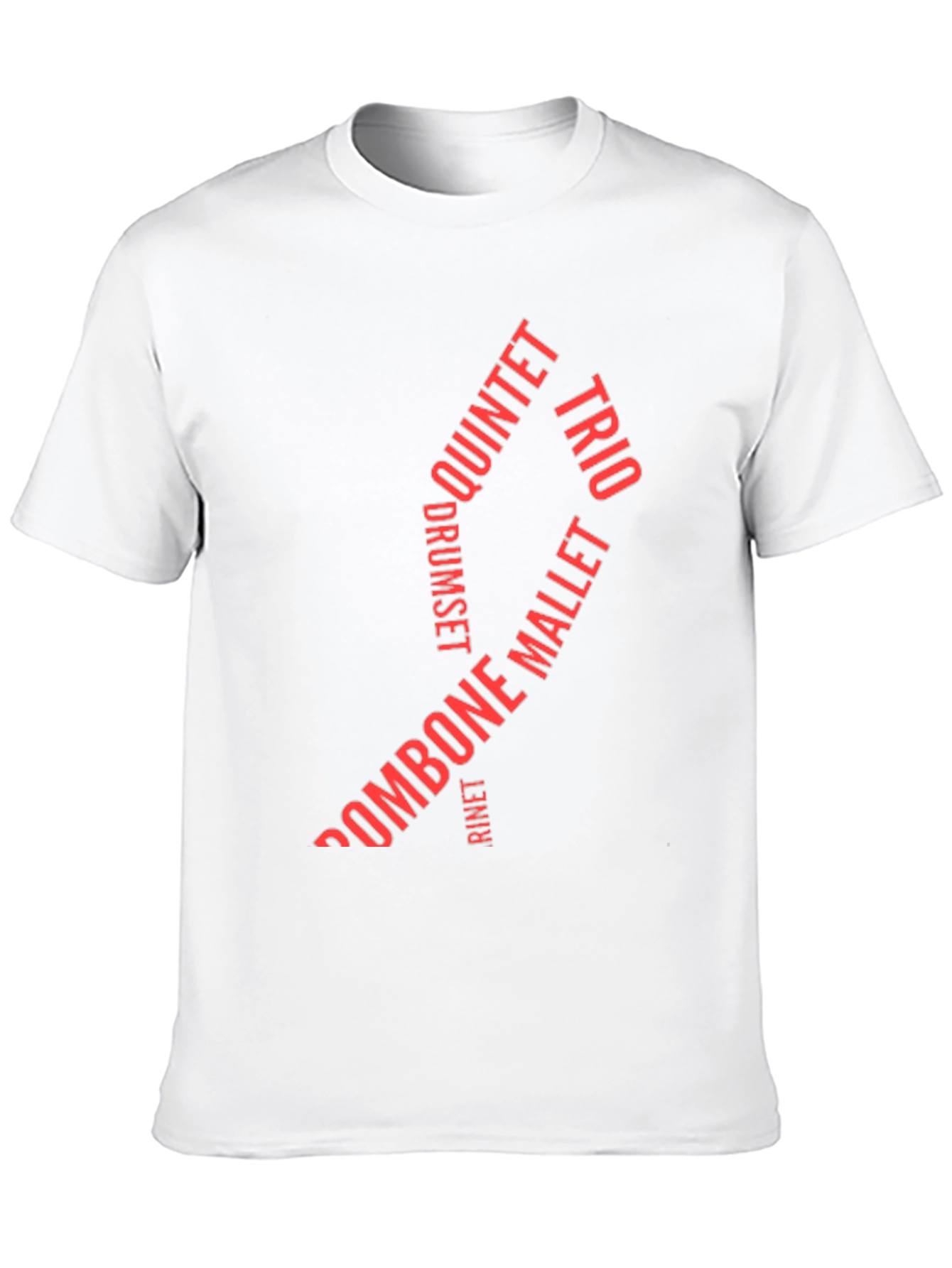 Musical Instruments Word Art Tee