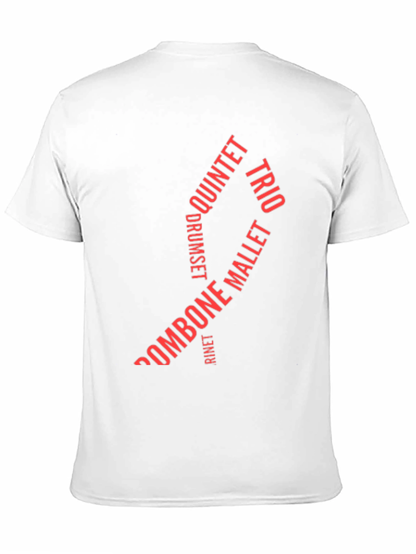Musical Instruments Word Art Tee