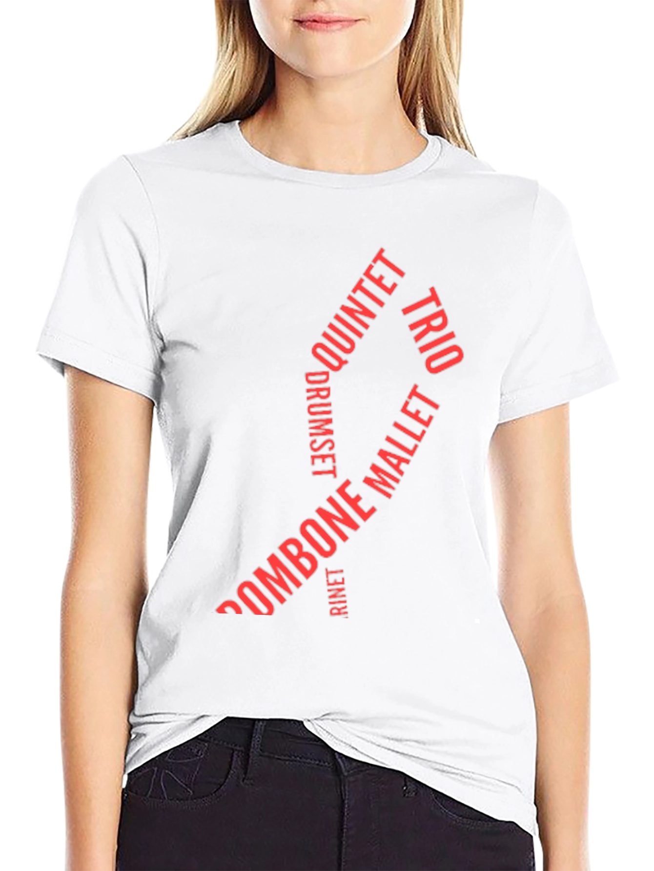 Musical Instruments Word Art Tee