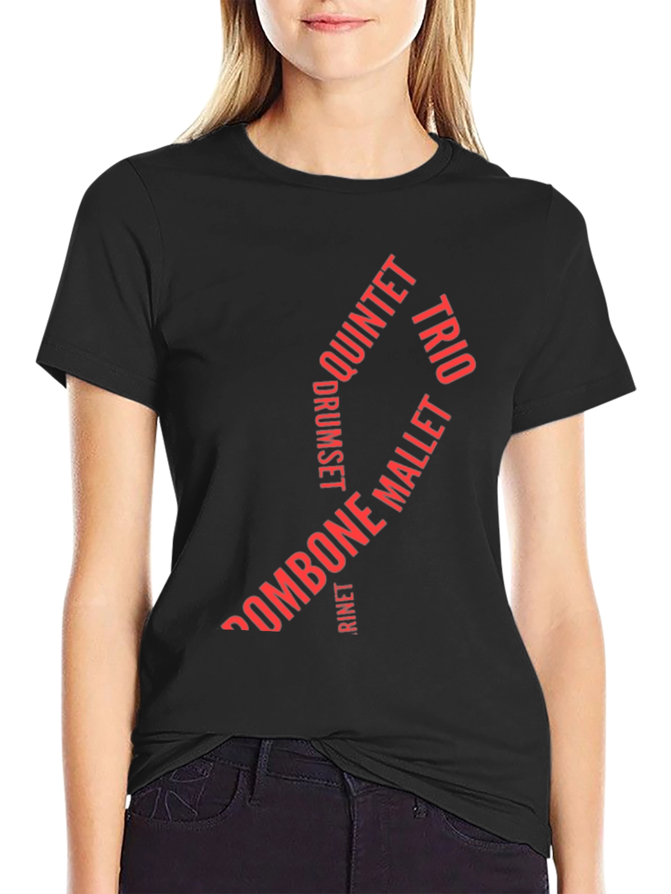 Musical Instruments Word Art Tee