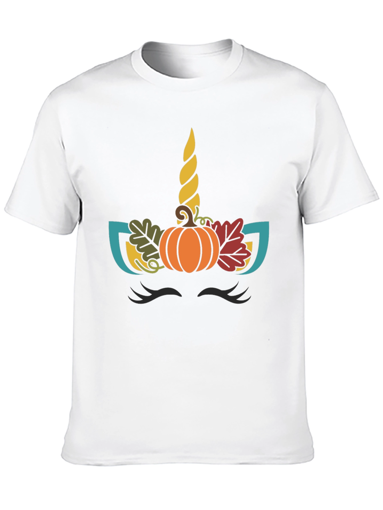 Unicorn Pumpkin Fall T-Shirt