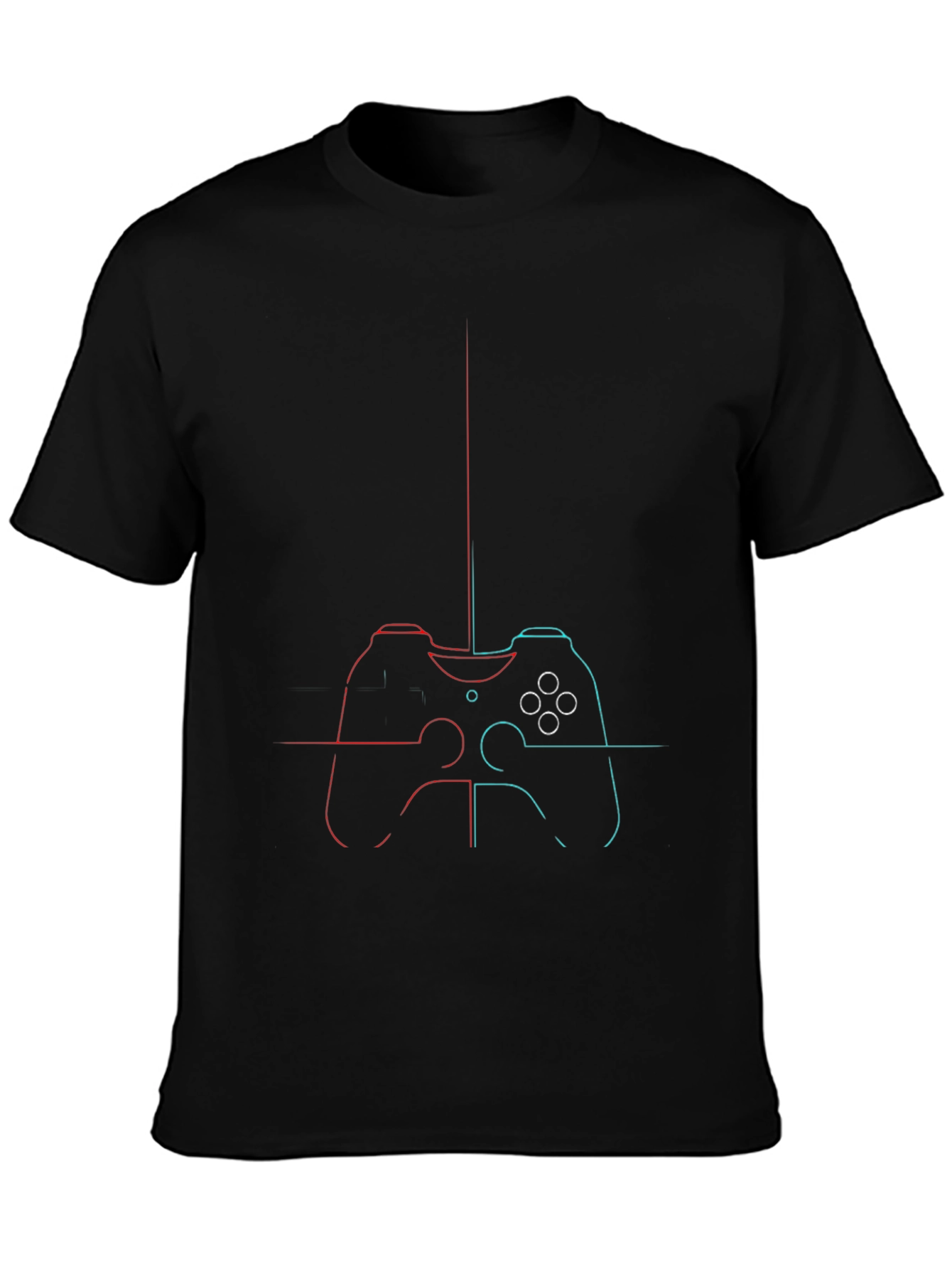 Retro Gamer T-Shirt - Neon Controller Design