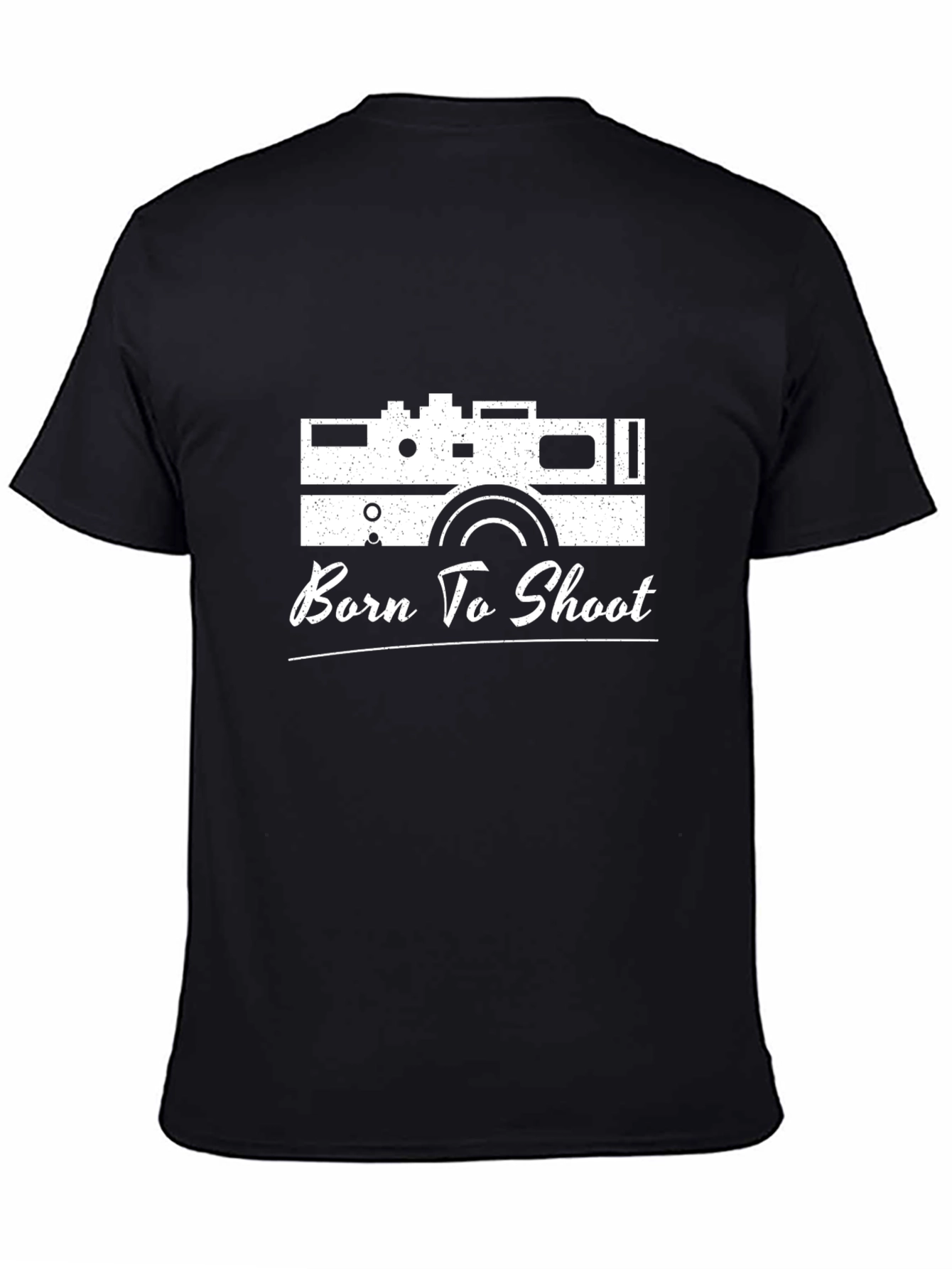 Born to Shoot Camera Graphic T-Shirt