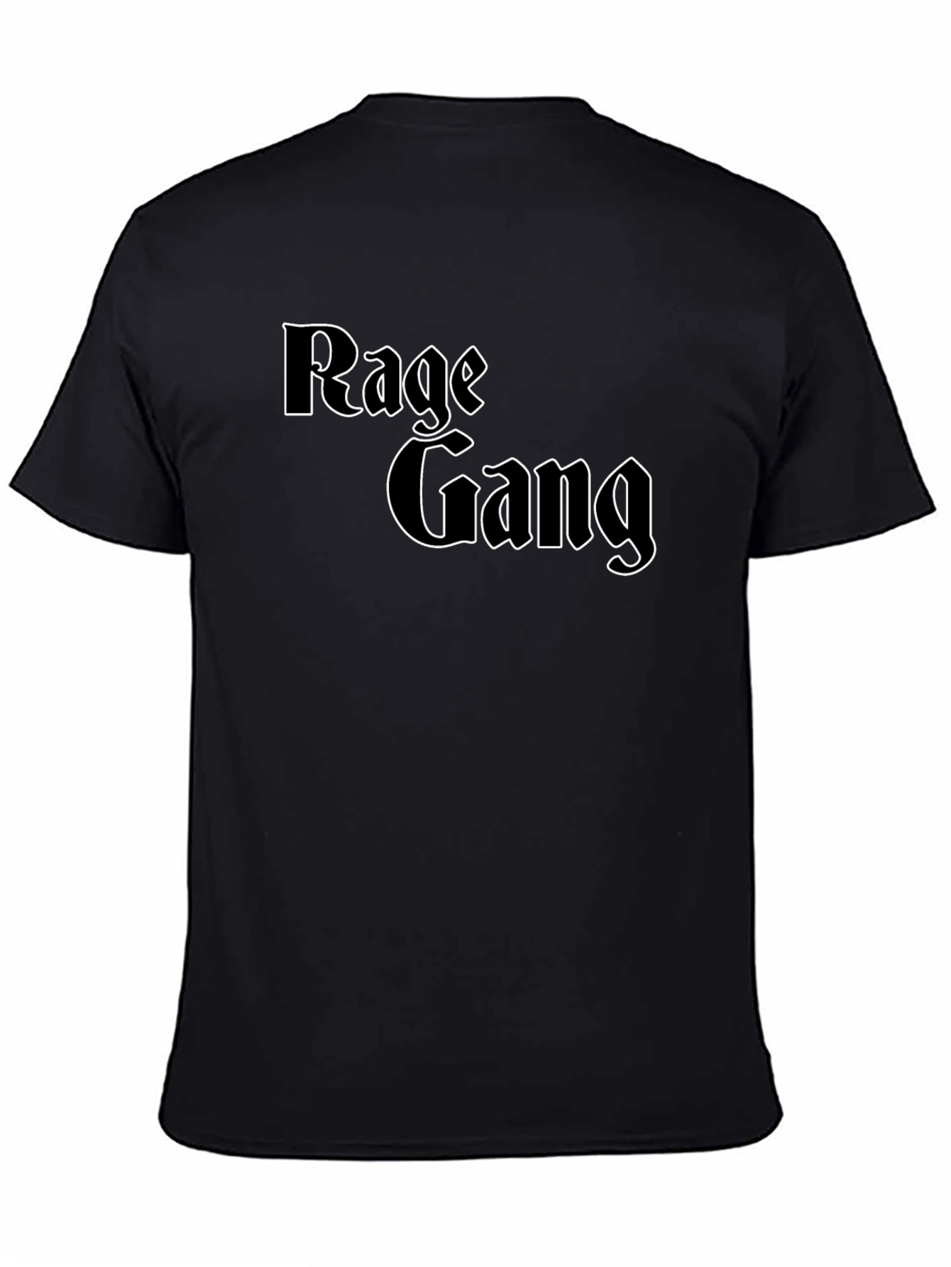 Rage Gang Black Graphic T-Shirt